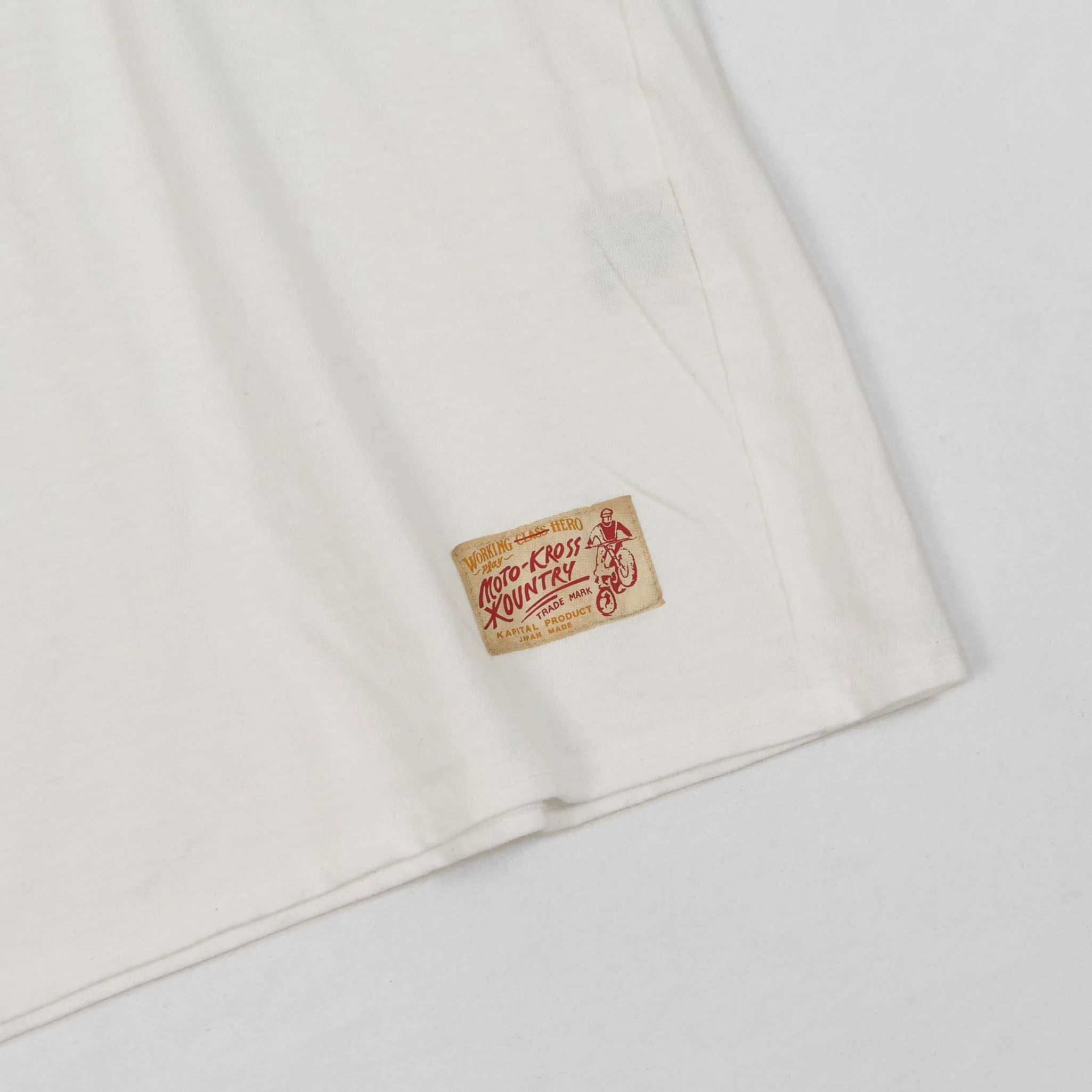 Kapital Short Sleeve Racer Flag Crew Neck T-Shirt sold by DeeCee style product image thumbnail 4