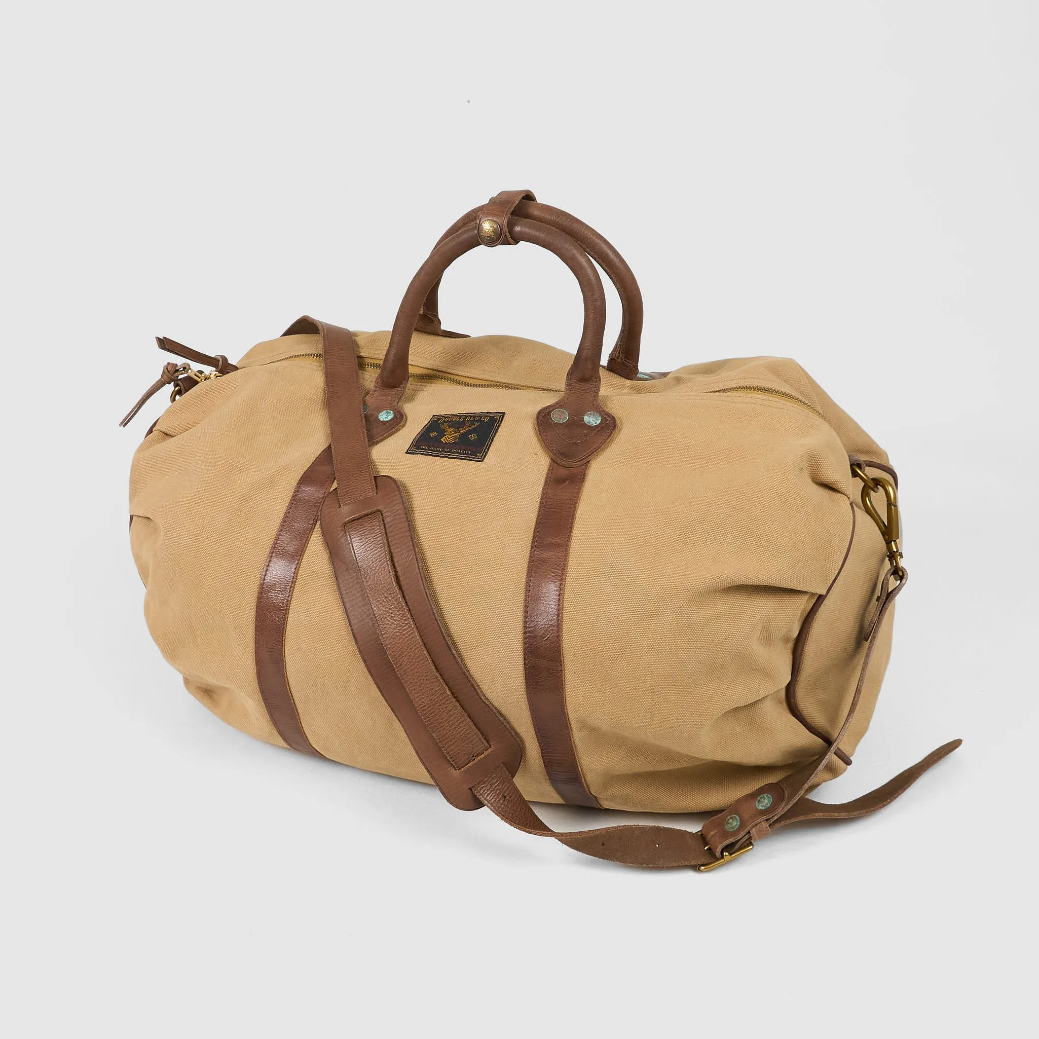 Double RL Canvas Travel Sports Duffle Bag sold by DeeCee style product image thumbnail 2