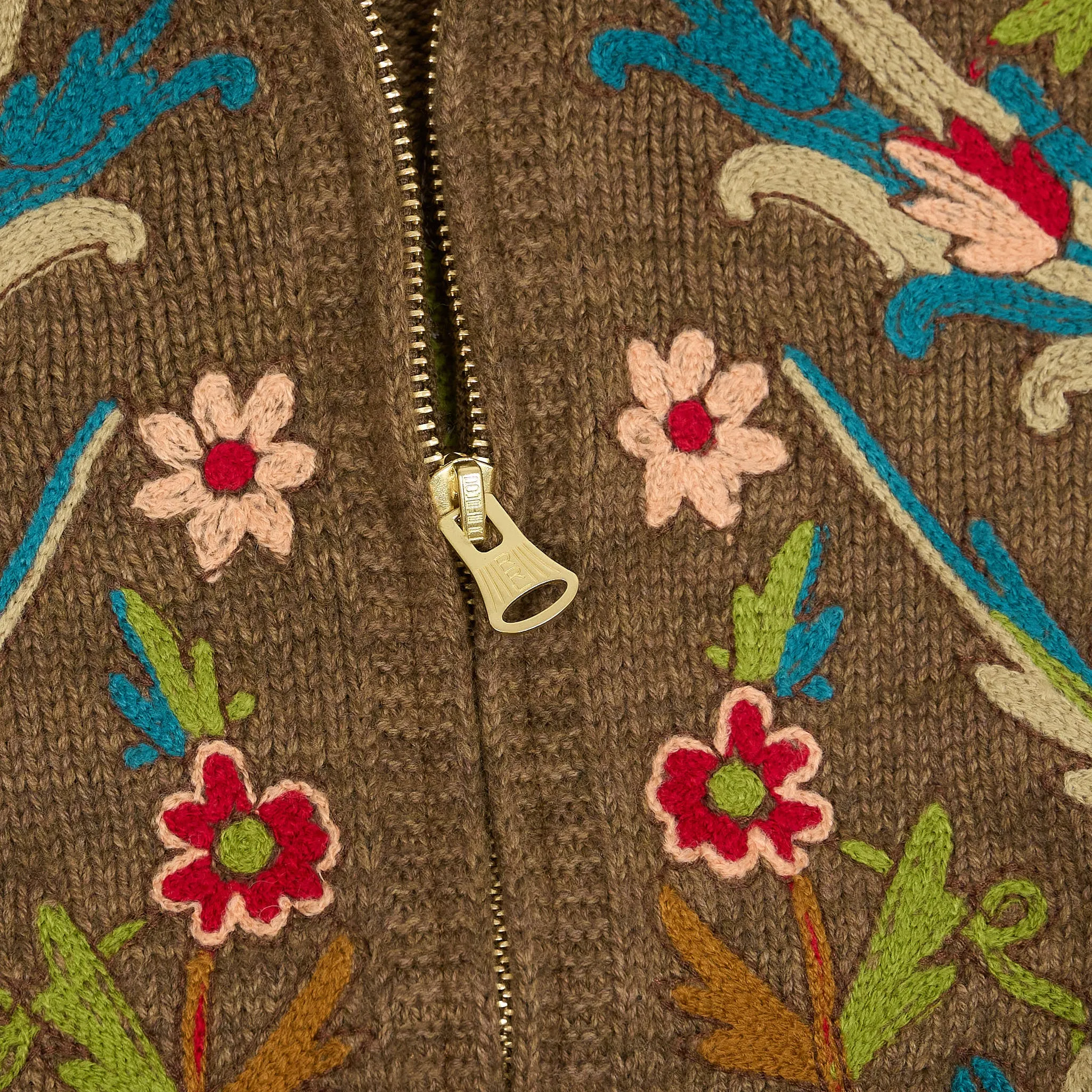 Double RL Ladies Zip Flowers Cardigan sold by DeeCee style product image thumbnail 5