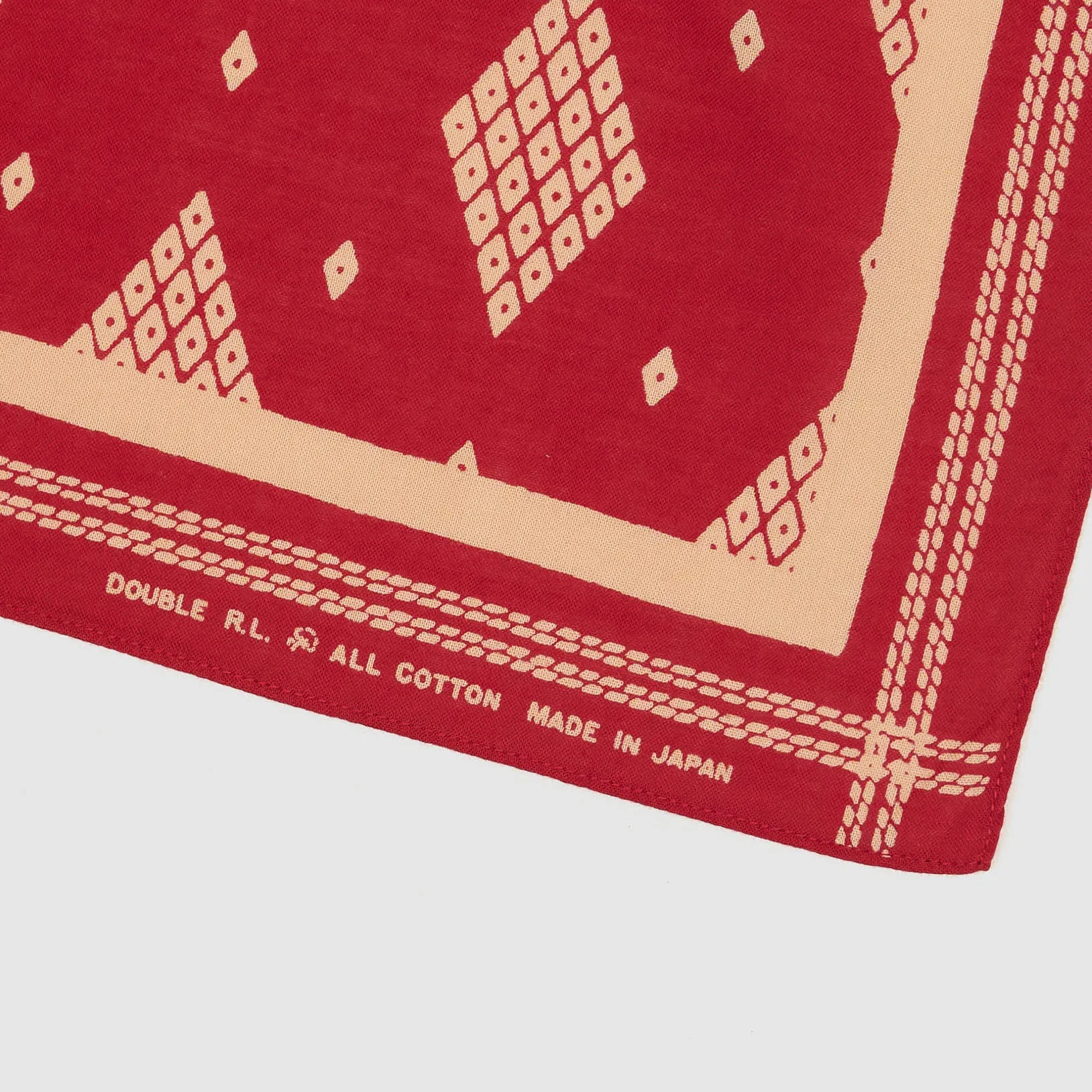Double RL Red Cotton Bandana sold by DeeCee style product image thumbnail 4