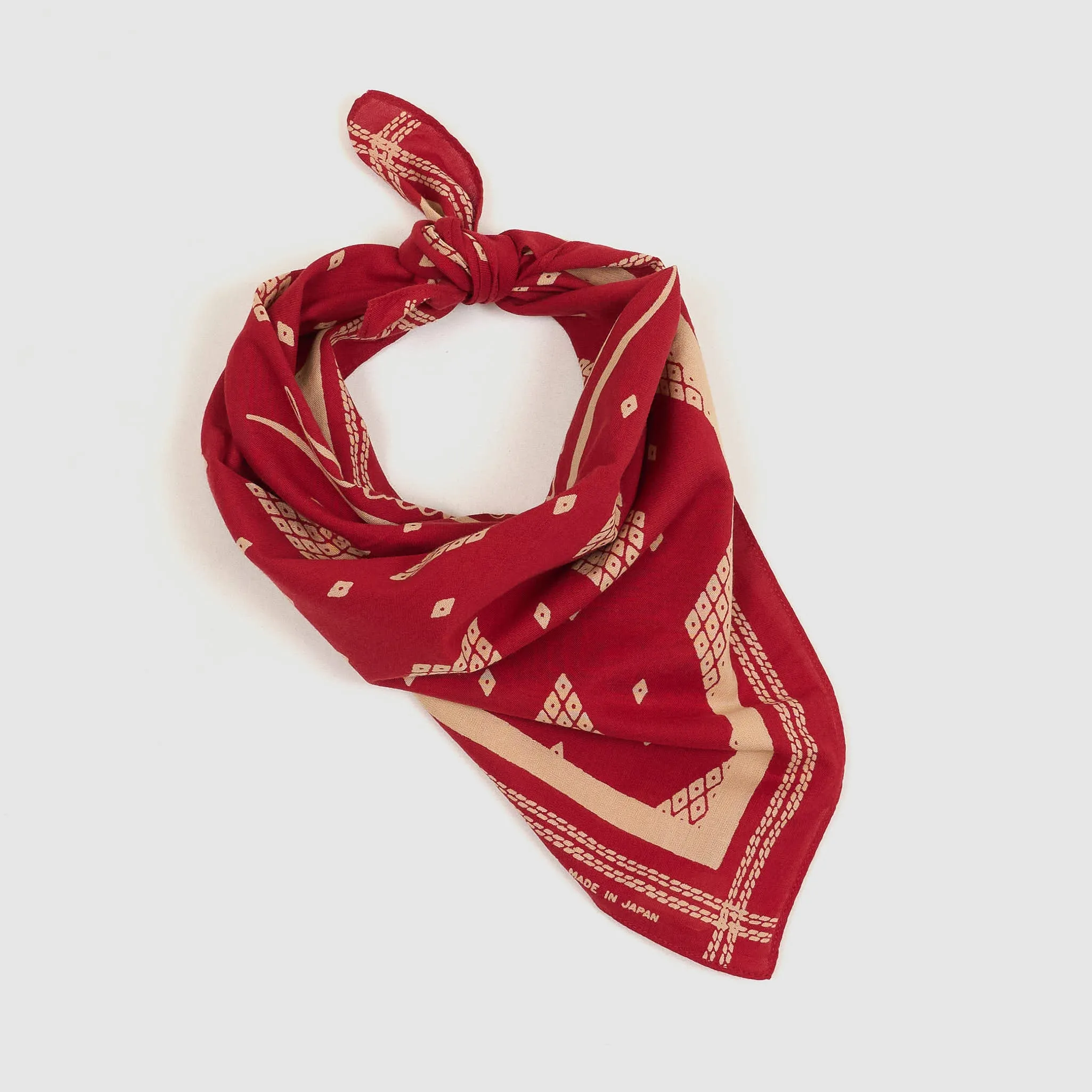 Double RL Red Cotton Bandana sold by DeeCee style product image thumbnail 2