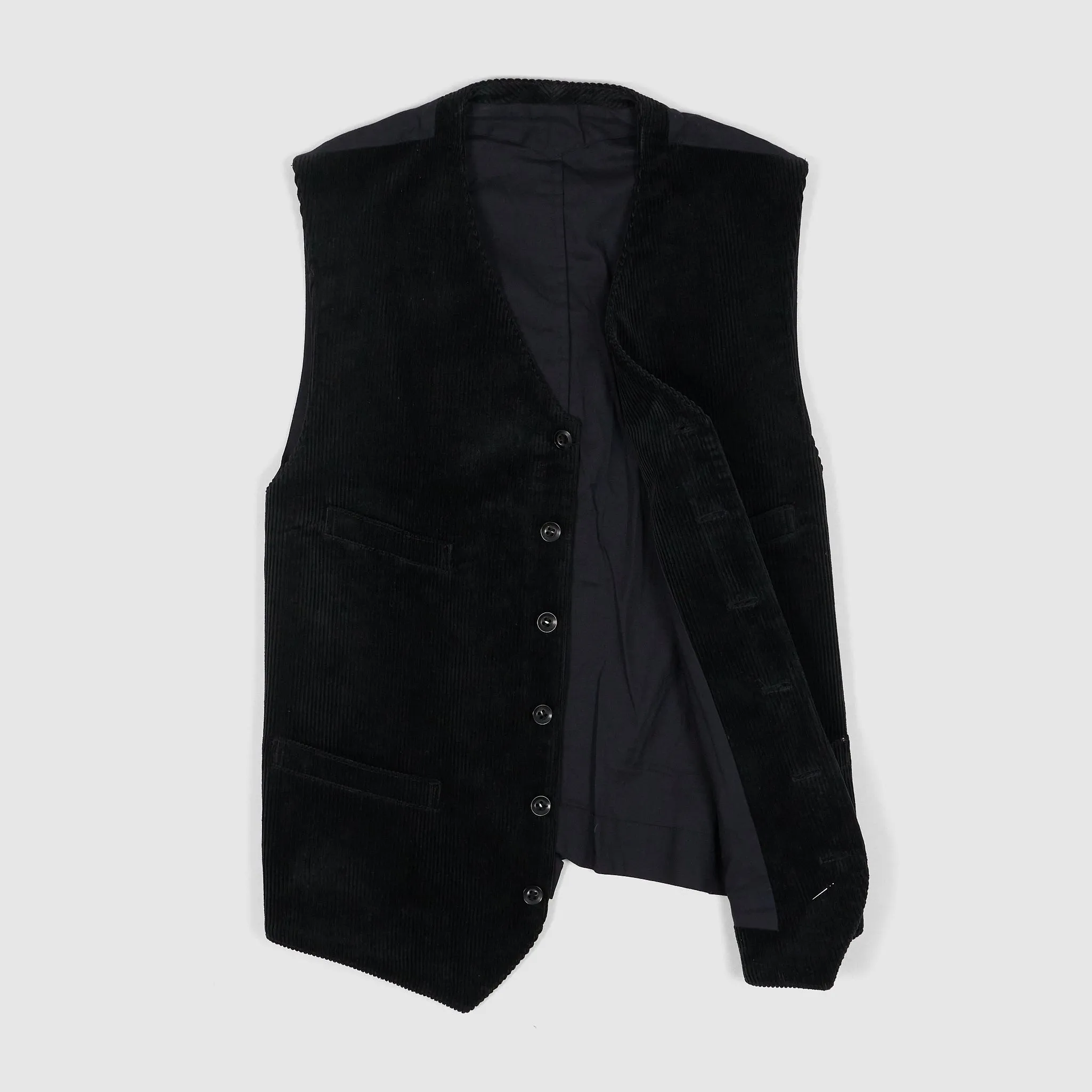 Black Sign Corduroy Vest sold by DeeCee style product image thumbnail 2