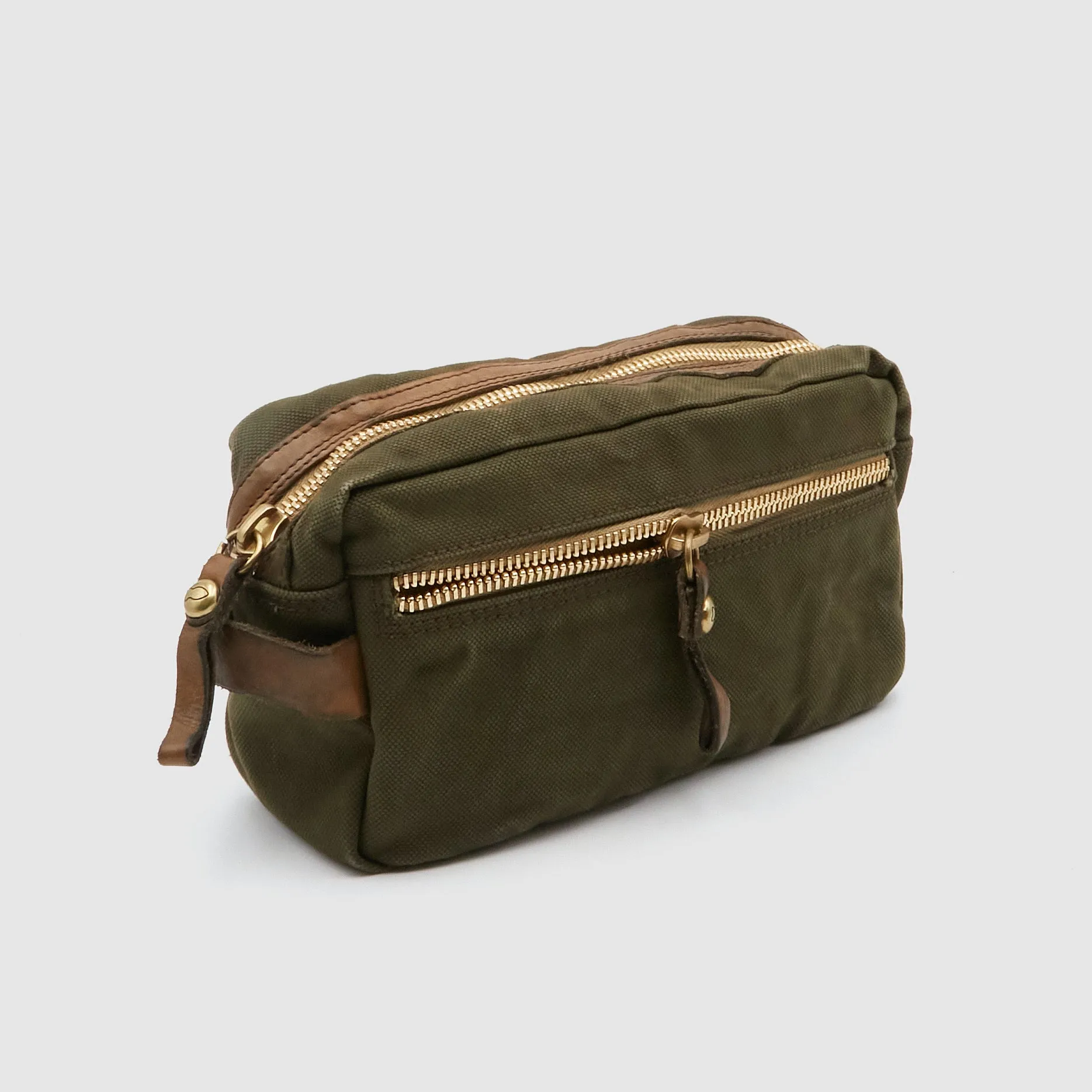 Campomaggi Heavy Canvas and Leather Travel Kit sold by DeeCee style product image thumbnail 2