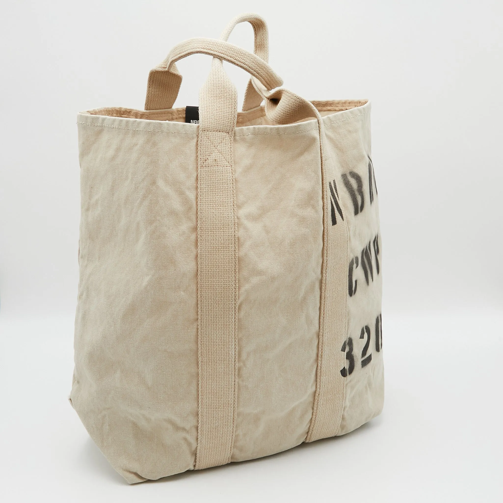 Neighborhood Woven Canvas Tote Bag sold by DeeCee style