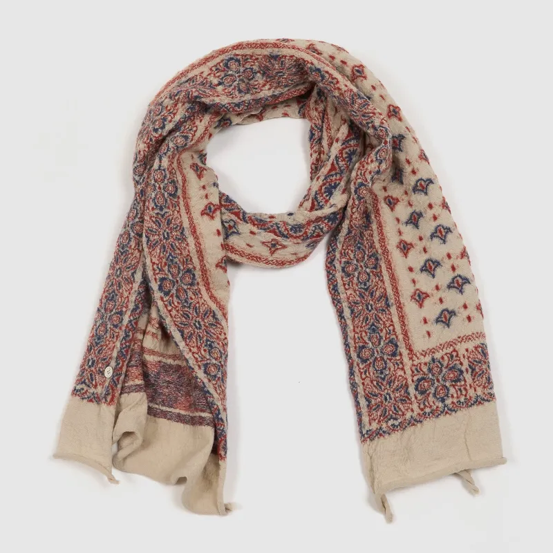 Kapital Wool Scarf Bandana Plaid made by Kapital