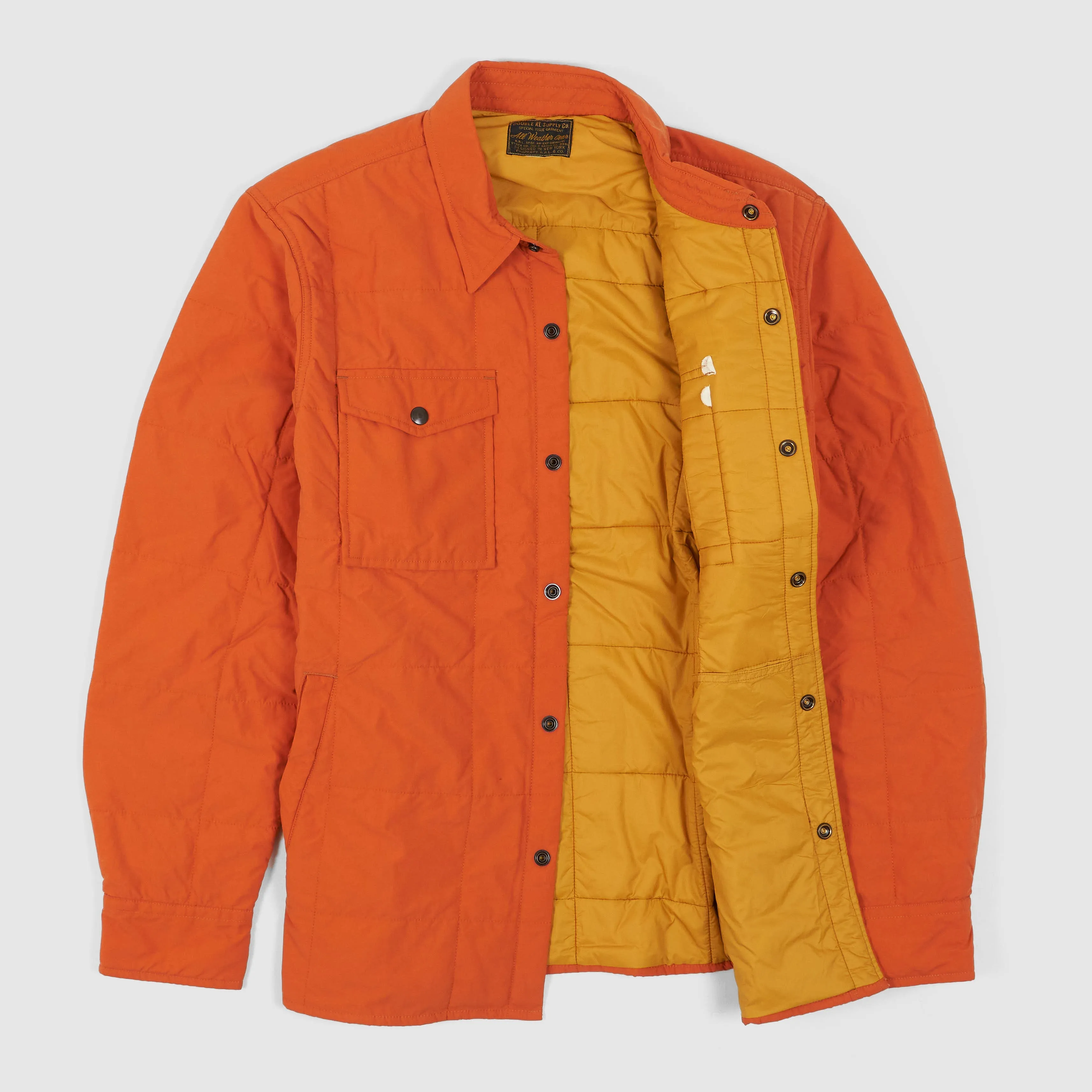 Double RL Quilted Long Sleeve Overshirt Jacket sold by DeeCee style product image thumbnail 2