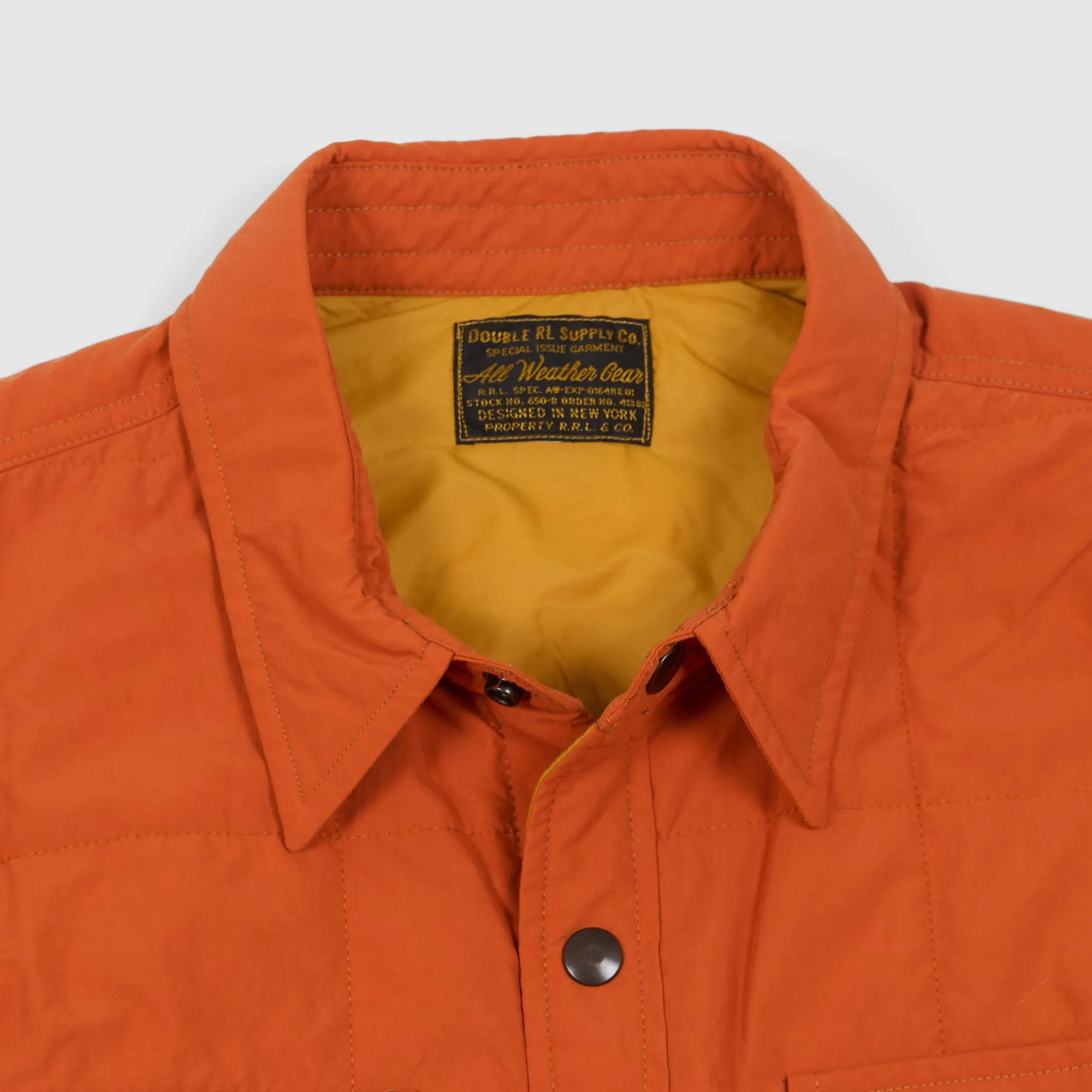 Double RL Quilted Long Sleeve Overshirt Jacket sold by DeeCee style product image thumbnail 4