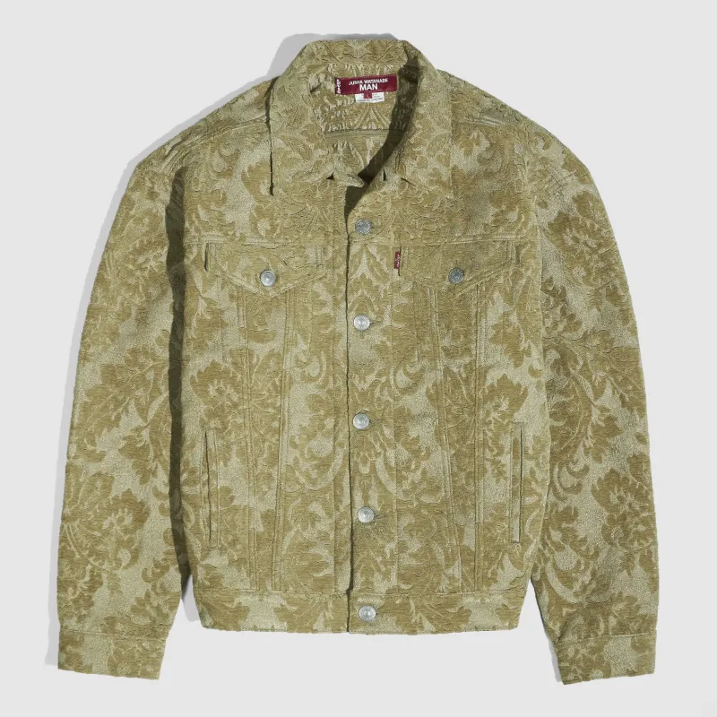 Junya Watanabe MAN x Levi's® Brocade Fabric Trucker Jacket made by Junya Watanabe