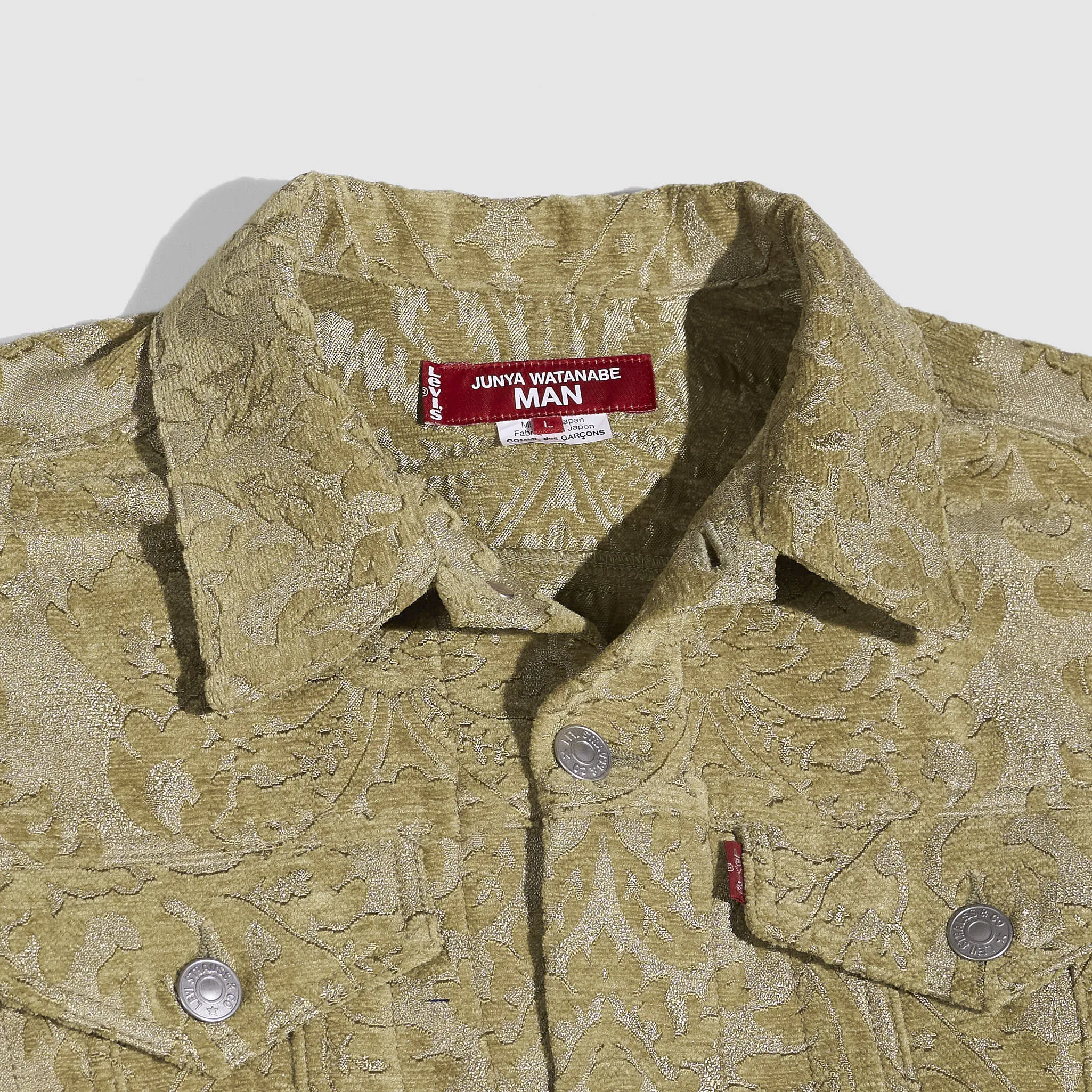 Junya Watanabe MAN x Levi's® Brocade Fabric Trucker Jacket sold by DeeCee style product image thumbnail 3