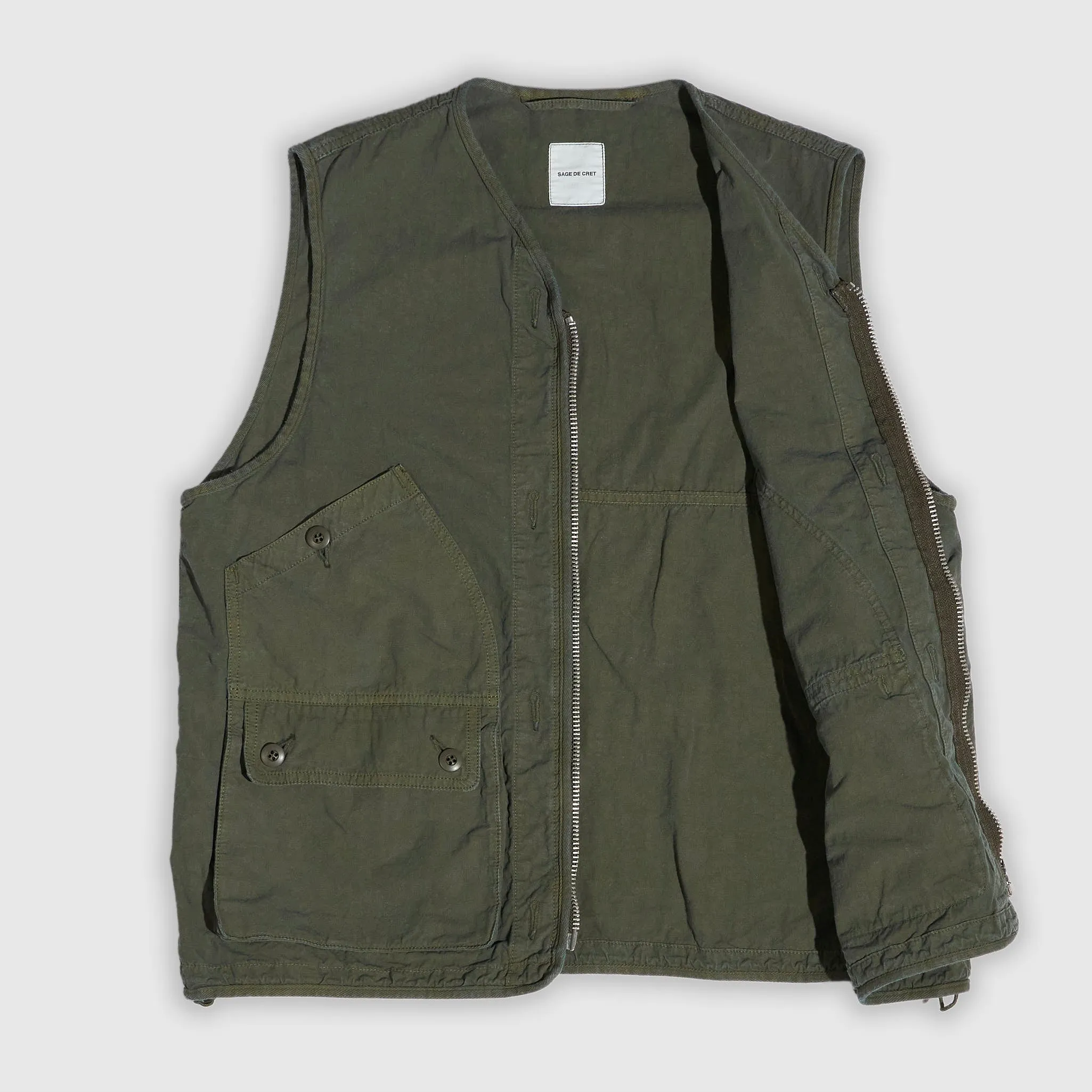 Sage de Cret High Density Work Vest sold by DeeCee style product image thumbnail 2