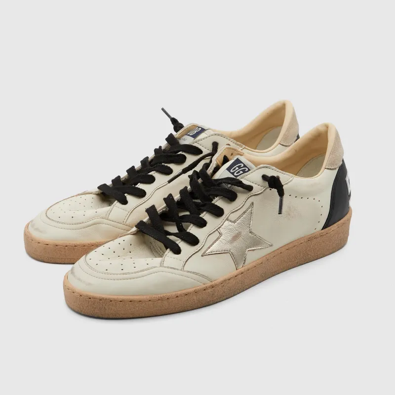 Golden Goose Ball Star Crack Nappa Leather Sneaker made by Golden Goose