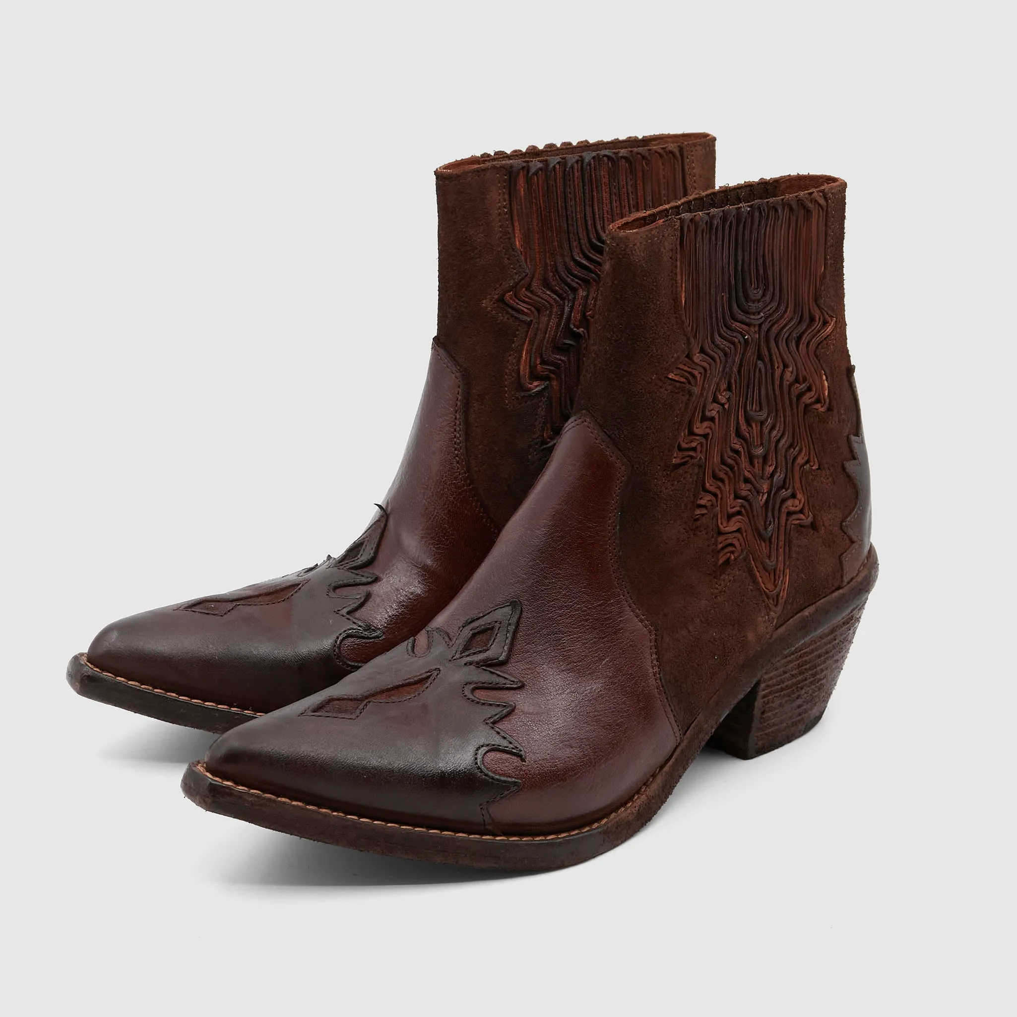 Fauzian Jeunesse Ladies Western Ankle Boot sold by DeeCee style