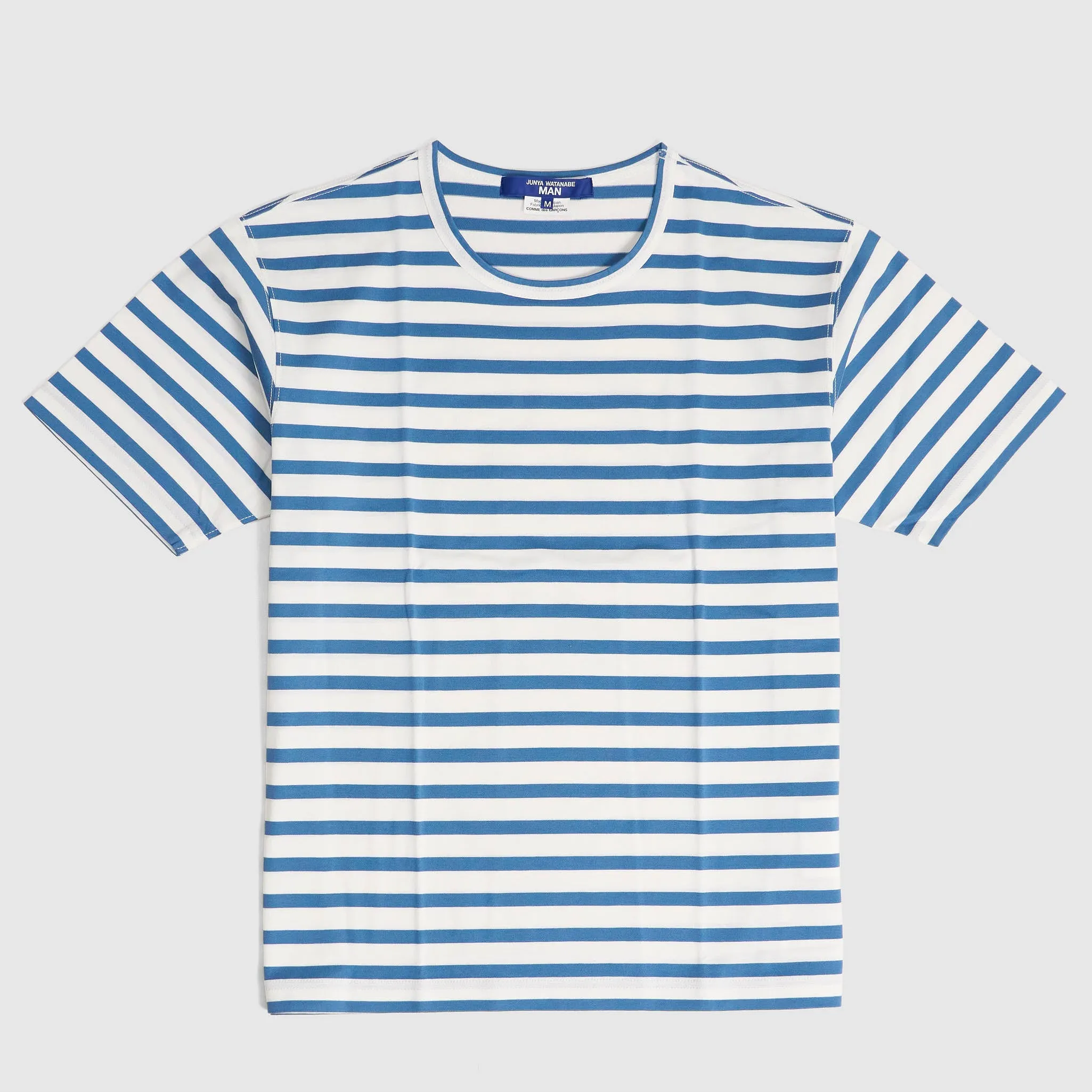 Junya Watanabe MAN Striped Crew Neck T-Shirt sold by DeeCee style