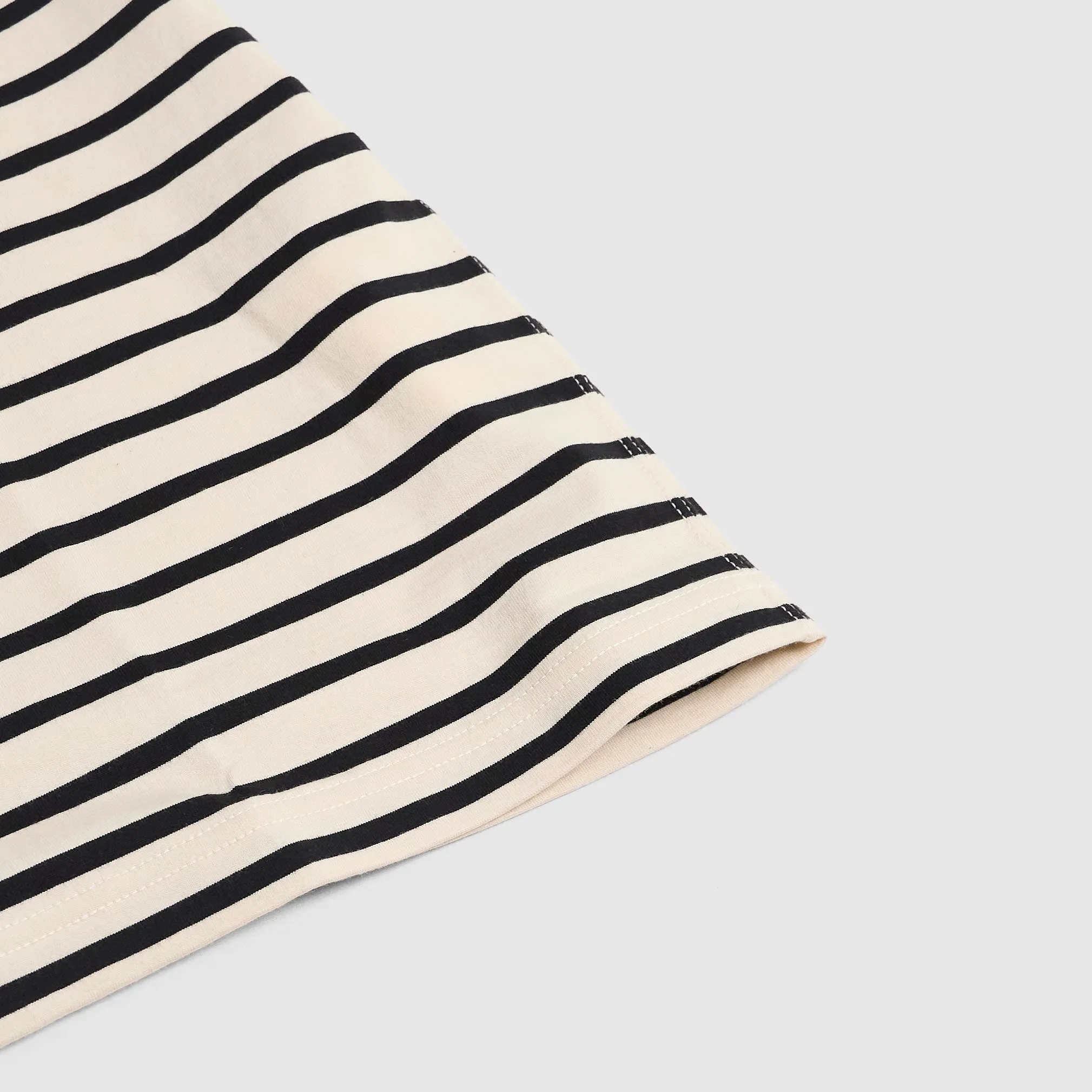 Junya Watanabe MAN Ivory Black Striped Crew Neck T-Shirt sold by DeeCee style product image thumbnail 3