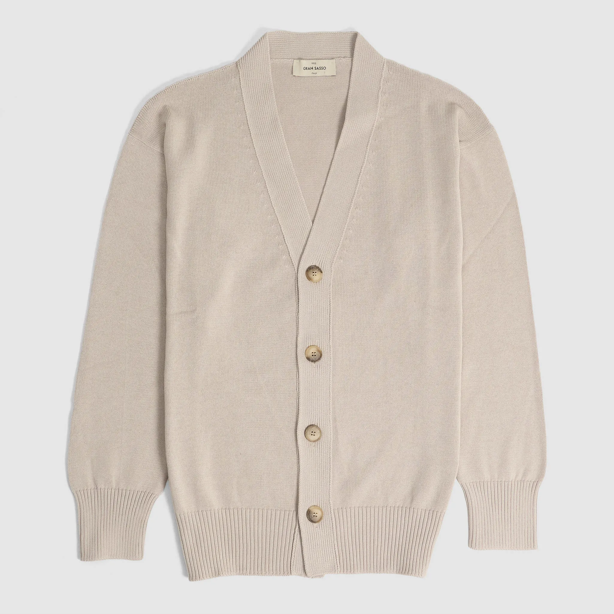 Gran Sasso Button Up Knitted Cotton Cardigan sold by DeeCee style
