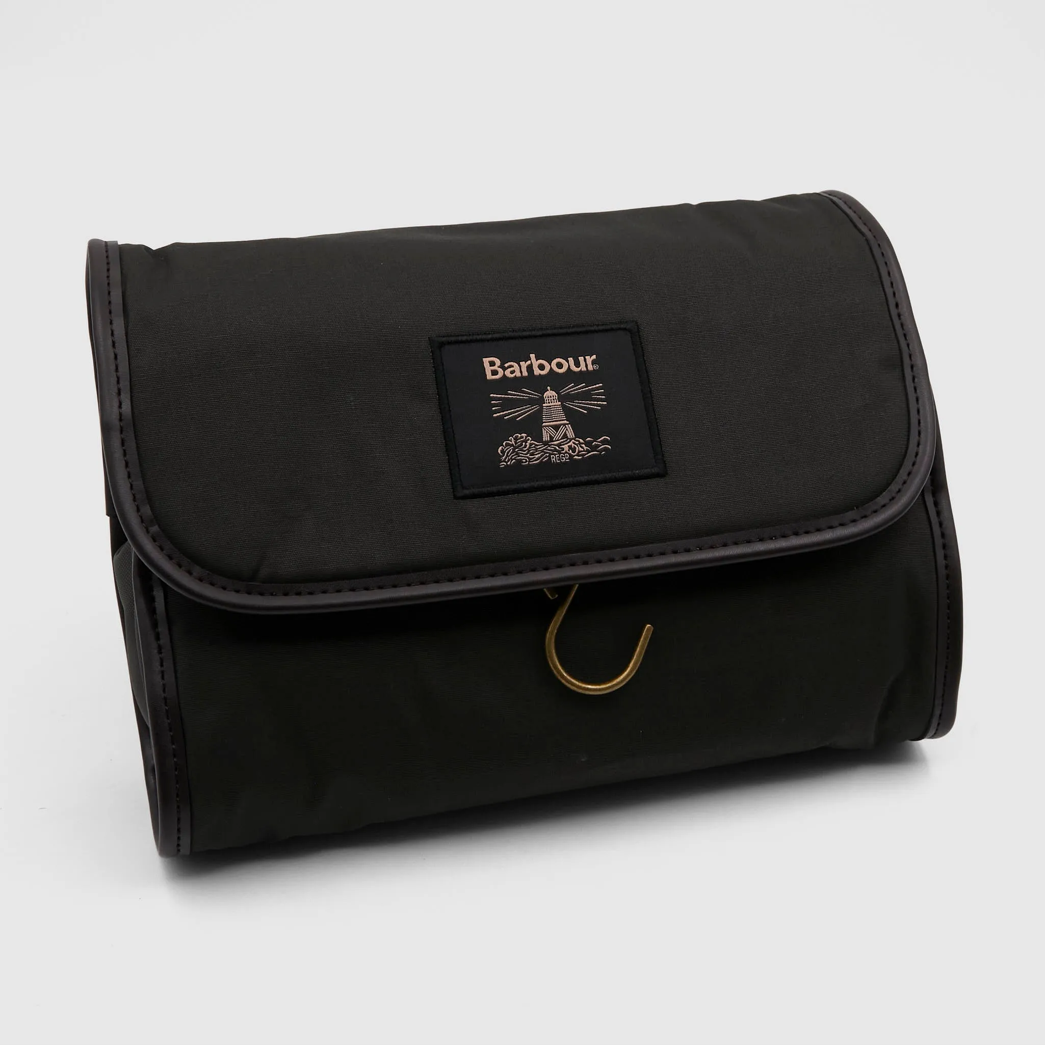Barbour Waxed Hanging Washbag sold by DeeCee style