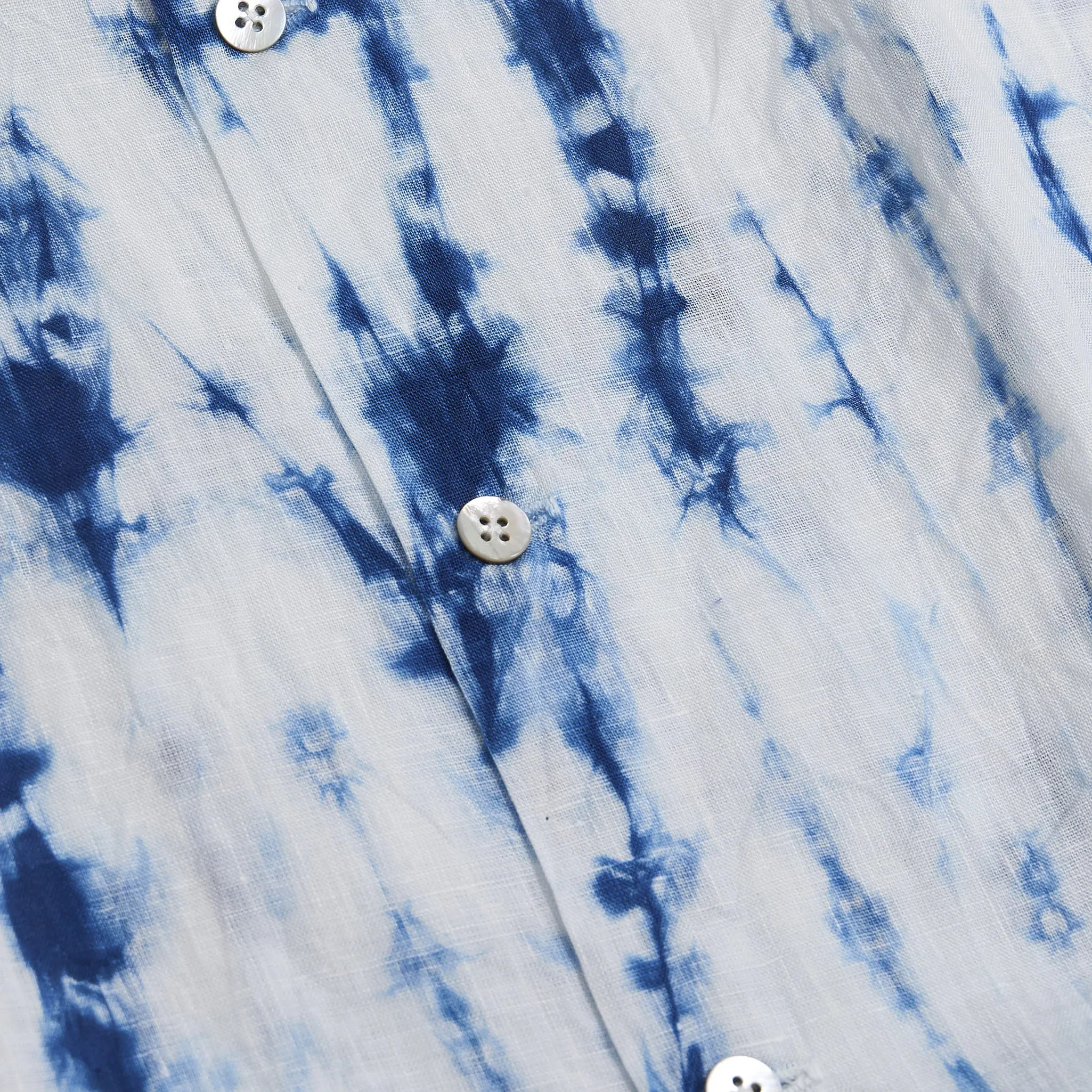 Kapital French Linen Tokushima Shibori Dye Linen Overshirt sold by DeeCee style product image thumbnail 4