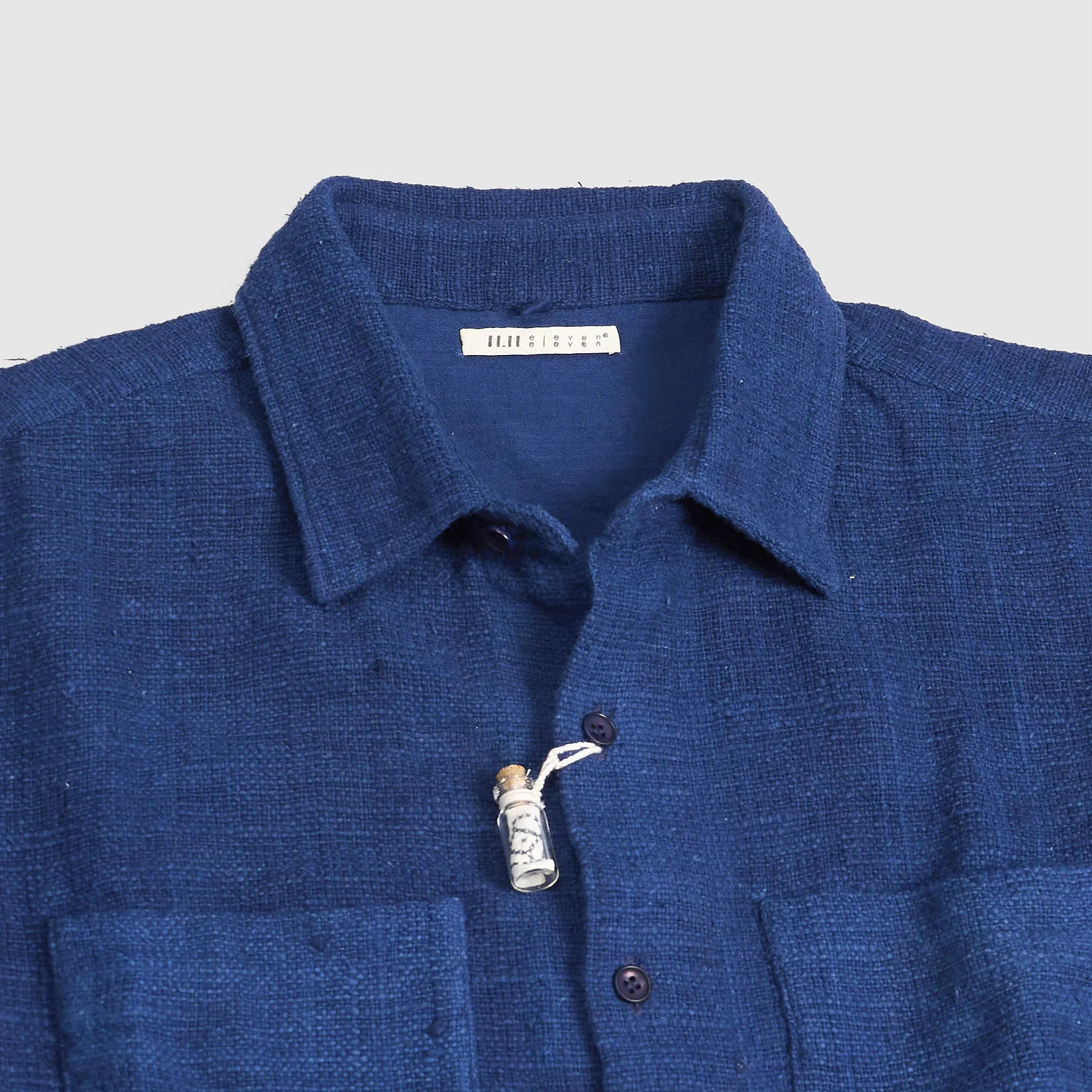 11.11 / eleven eleven Handwoven Heavyweight Heirloom Cotton Overshirt sold by DeeCee style product image thumbnail 3