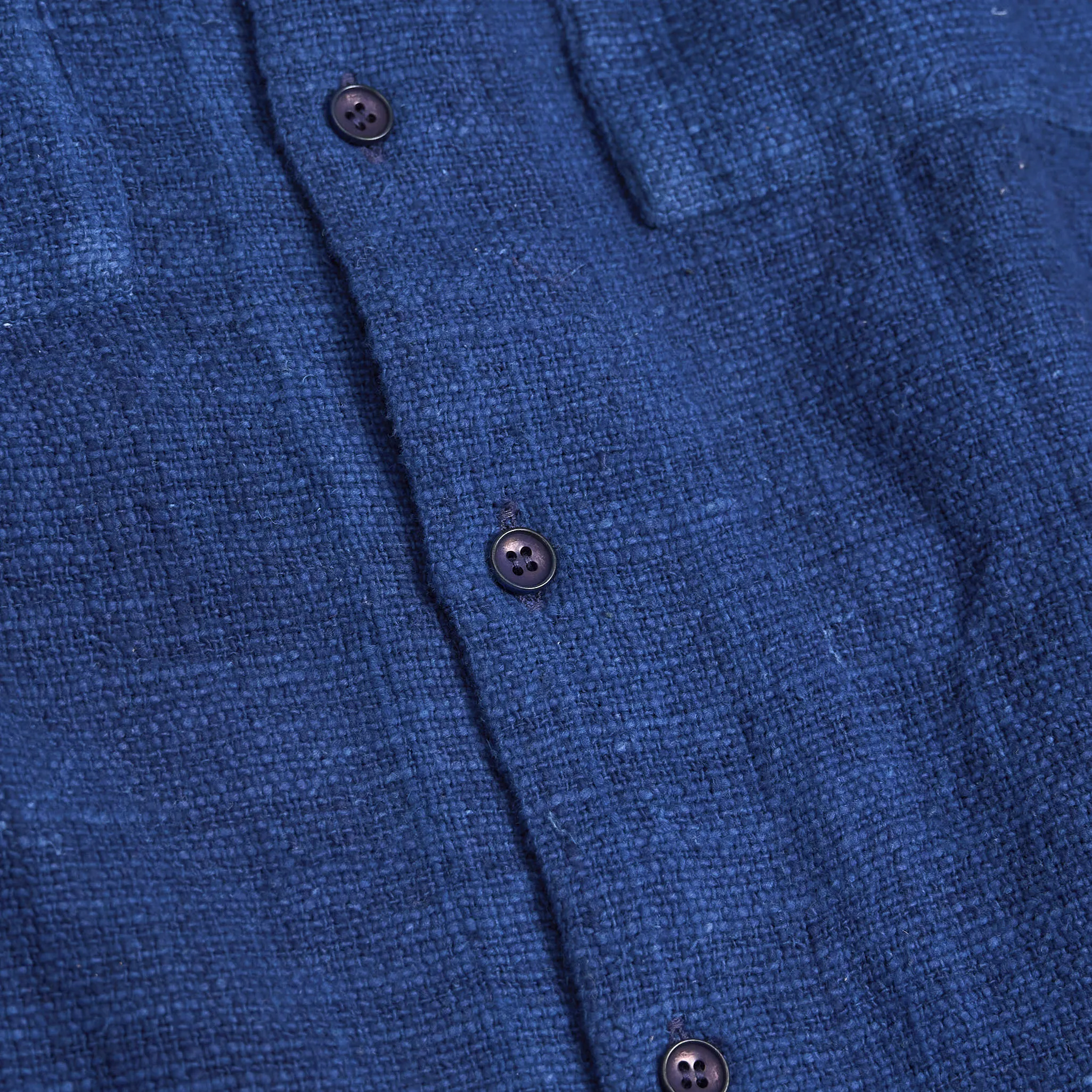 11.11 / eleven eleven Handwoven Heavyweight Heirloom Cotton Overshirt sold by DeeCee style product image thumbnail 4