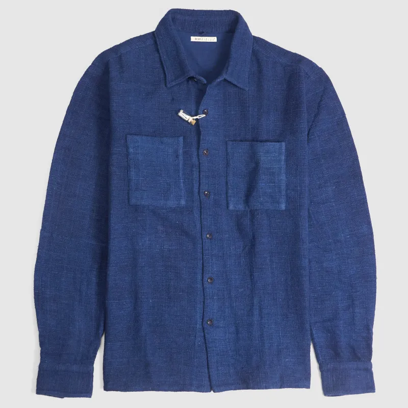 11.11 / eleven eleven Handwoven Heavyweight Heirloom Cotton Overshirt made by DeeCee style