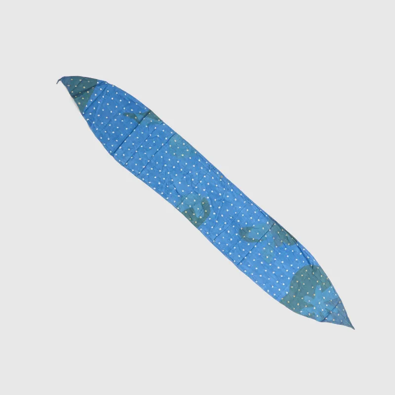 11.11 / eleven eleven Light Indigo Batique Stripe Bandana made by DeeCee style