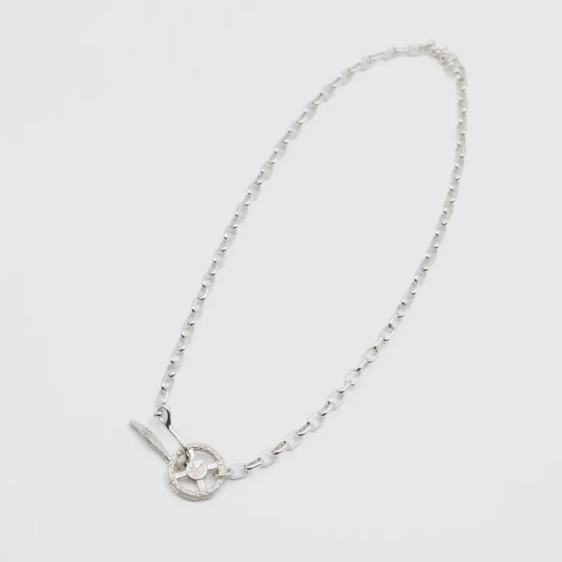 The Flat Head 925 50cm Feather Hook Chain Necklace made by DeeCee style