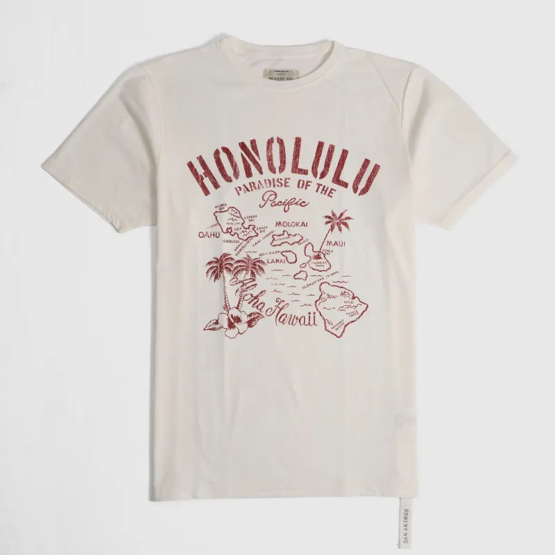 Bowery NYC Honolulu T-Shirt made by DeeCee style