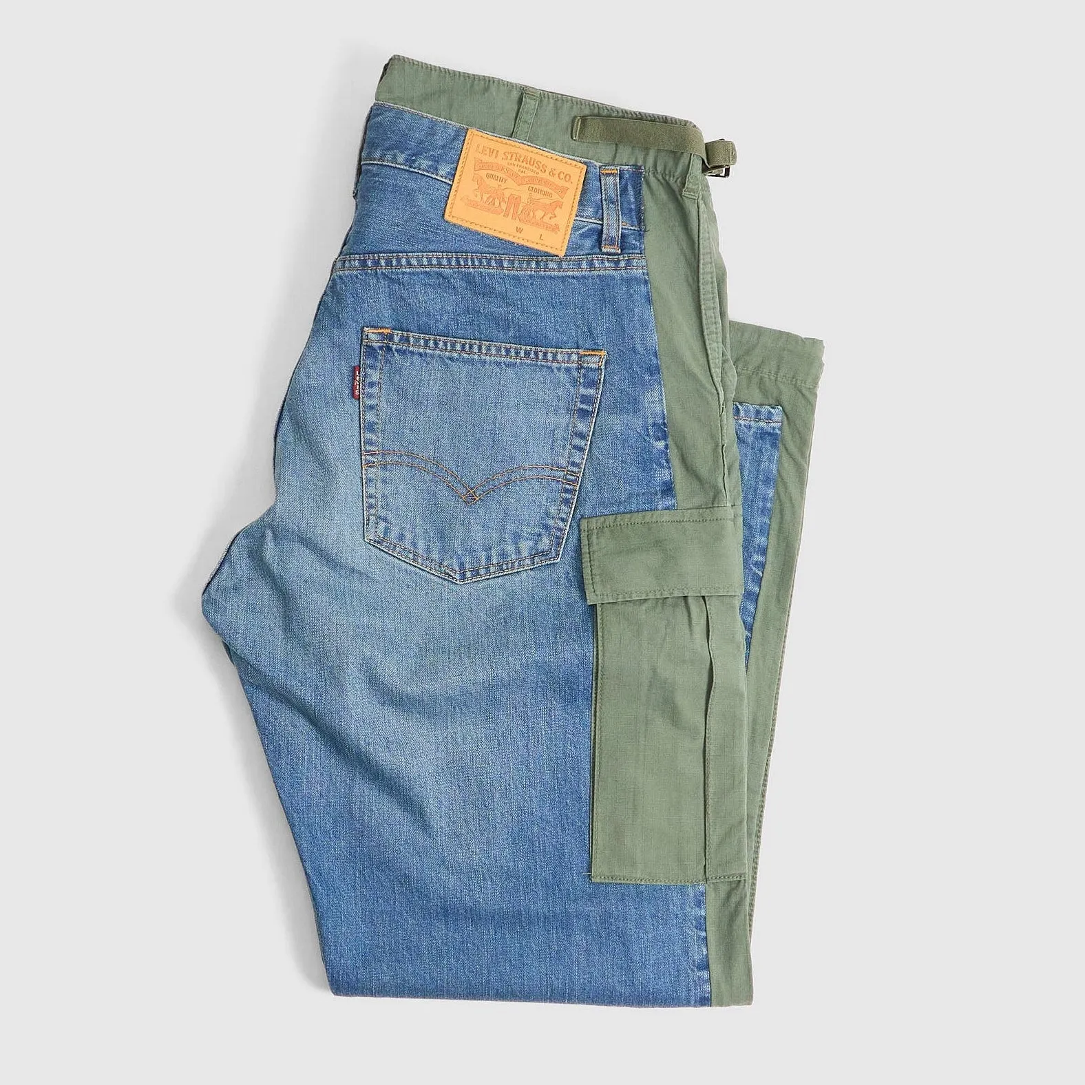 Junya Watanabe MAN x Levi's® Patchwork Cargo Jeans sold by DeeCee style product image thumbnail 2