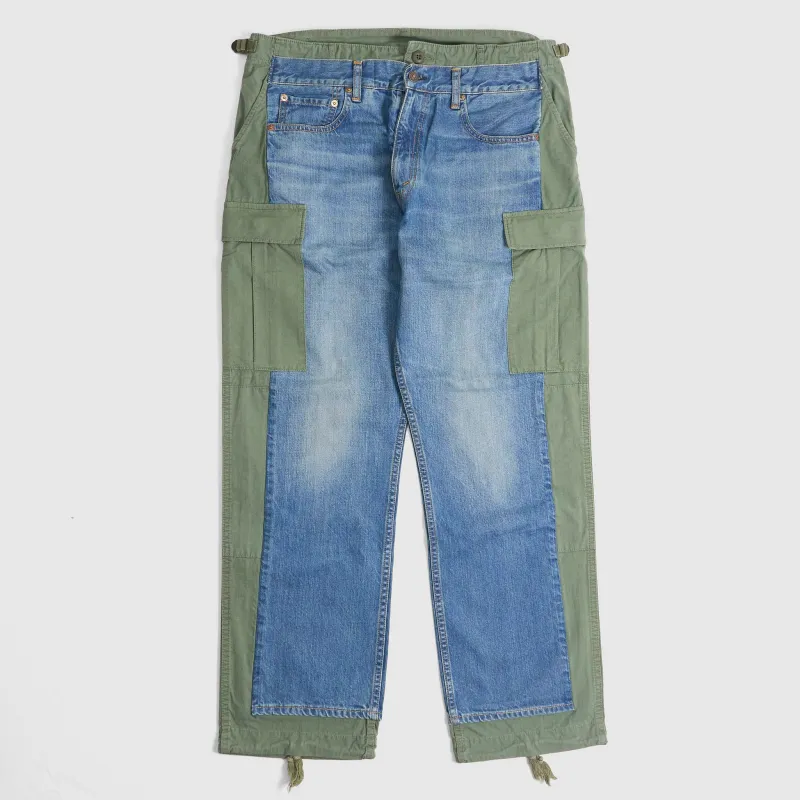 Junya Watanabe MAN x Levi's® Patchwork Cargo Jeans made by Junya Watanabe