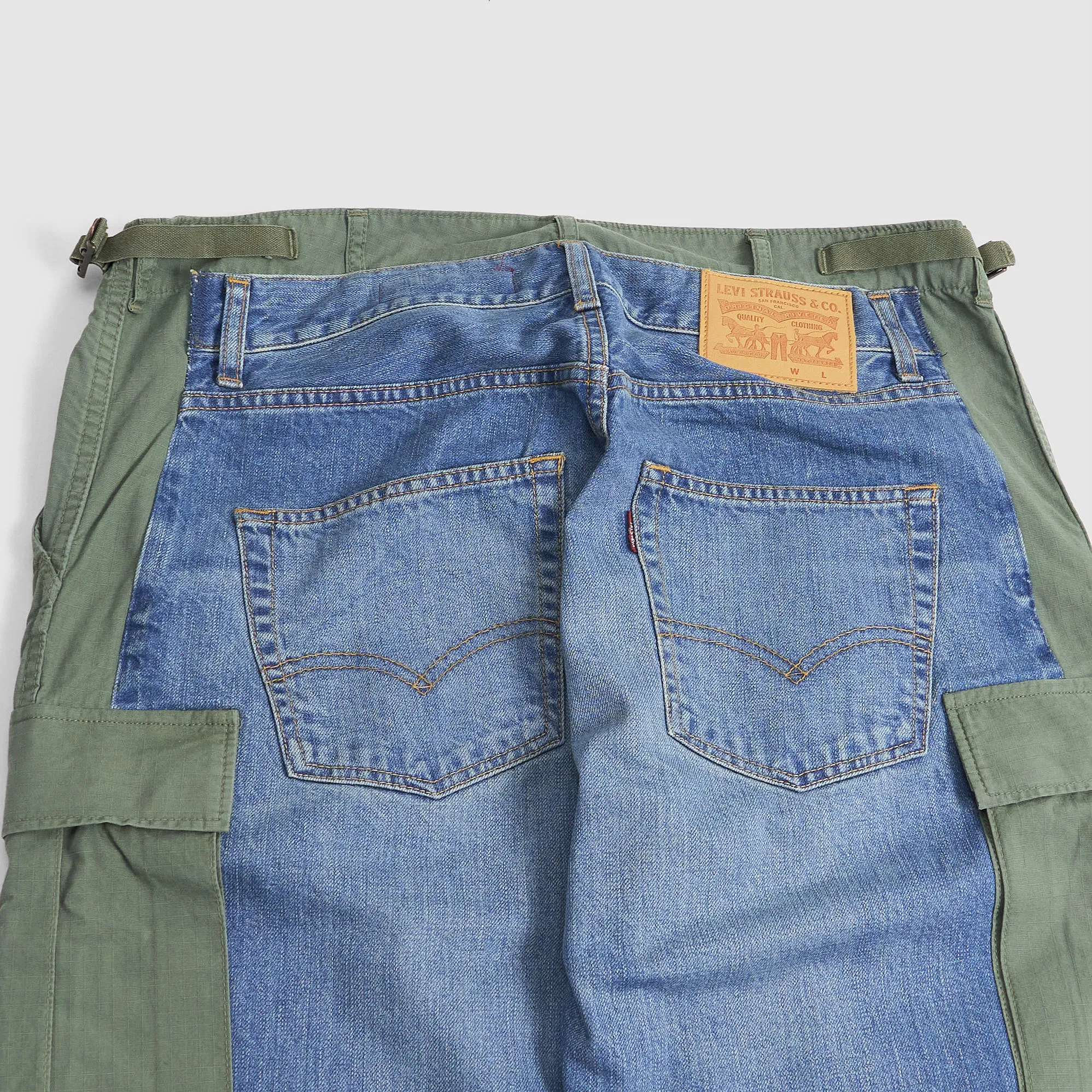 Junya Watanabe MAN x Levi's® Patchwork Cargo Jeans sold by DeeCee style product image thumbnail 3