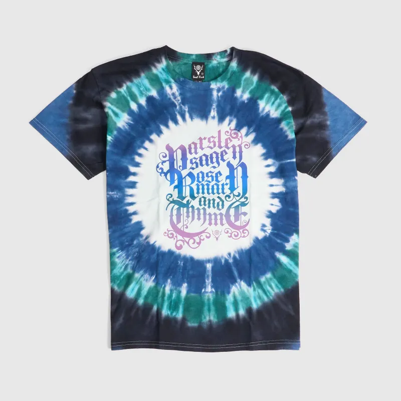 South2 West8 Tie-Dye Short Sleeve Crew Neck T-Shirt made by South2West8