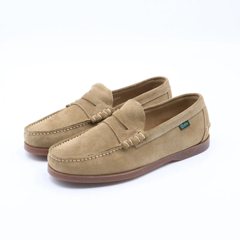 Paraboot Coraux Suede Moc Toe Loafer made by Paraboot