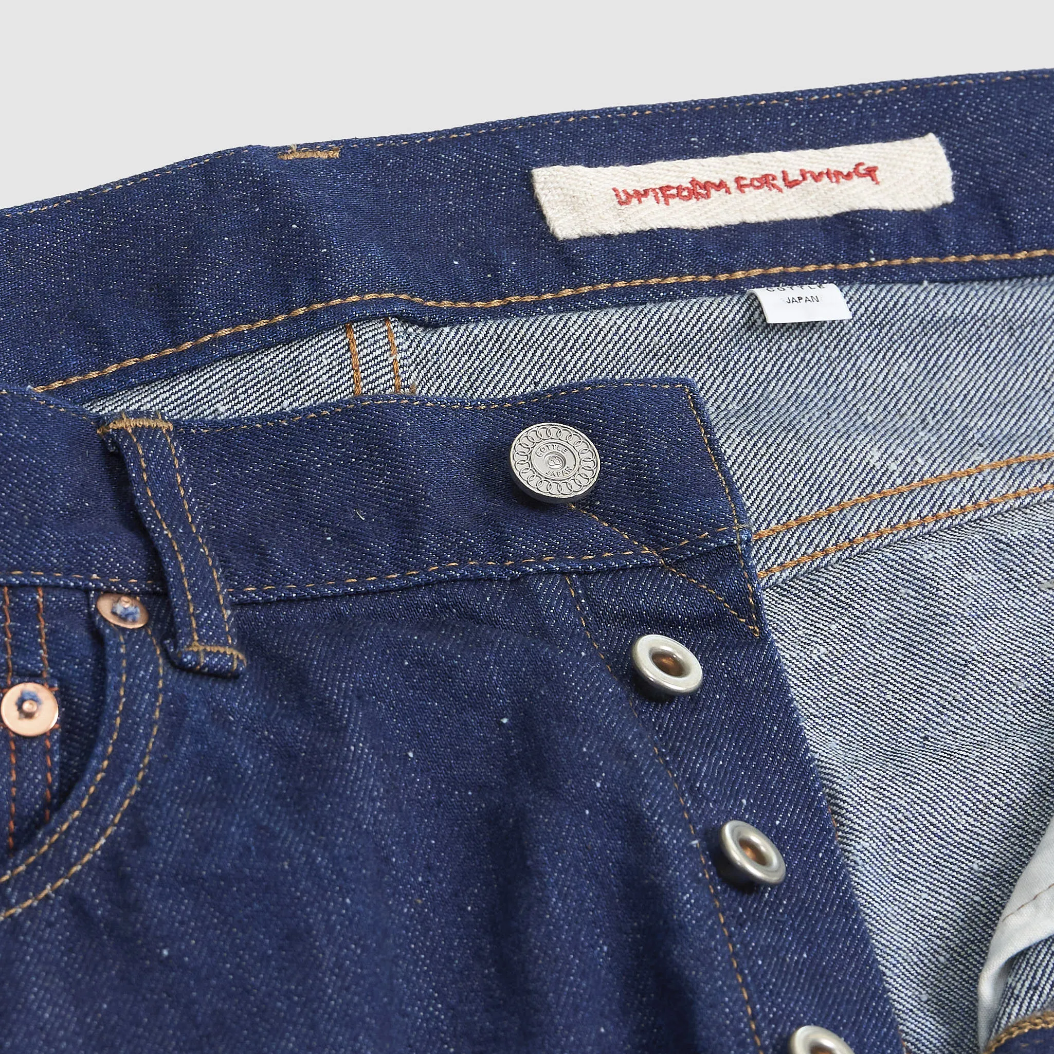 Cottle C.T.L. Cotton-Linen Bengara Straight Denim Jeans sold by DeeCee style product image thumbnail 5