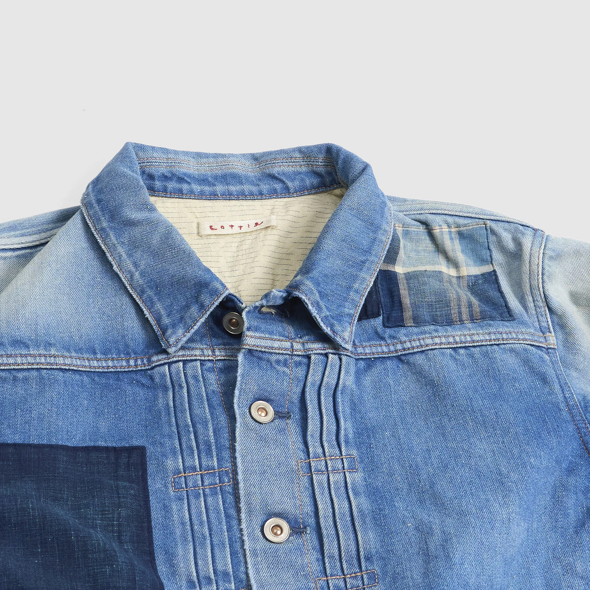 Cottle Craftman Patchwork Type 2 Lined Denim Jacket sold by DeeCee style product image thumbnail 4