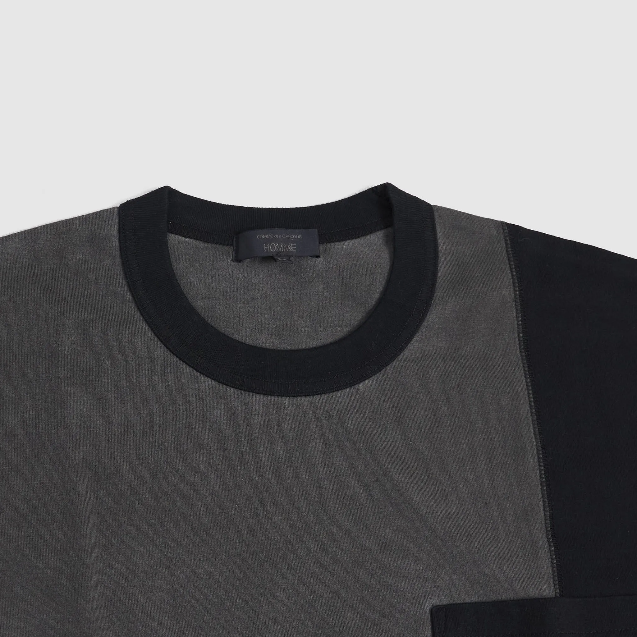 Comme Des Garçons Homme Short Sleeve Crew Neck Patchwork T-Shirt sold by DeeCee style product image thumbnail 2