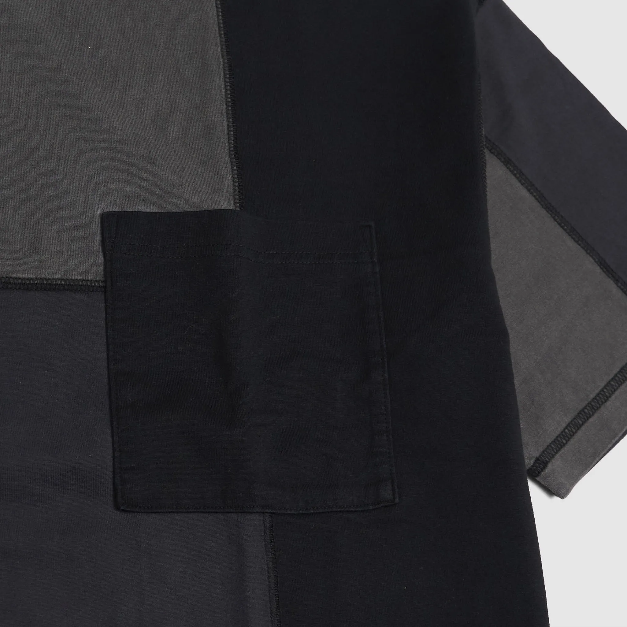 Comme Des Garçons Homme Short Sleeve Crew Neck Patchwork T-Shirt sold by DeeCee style product image thumbnail 3
