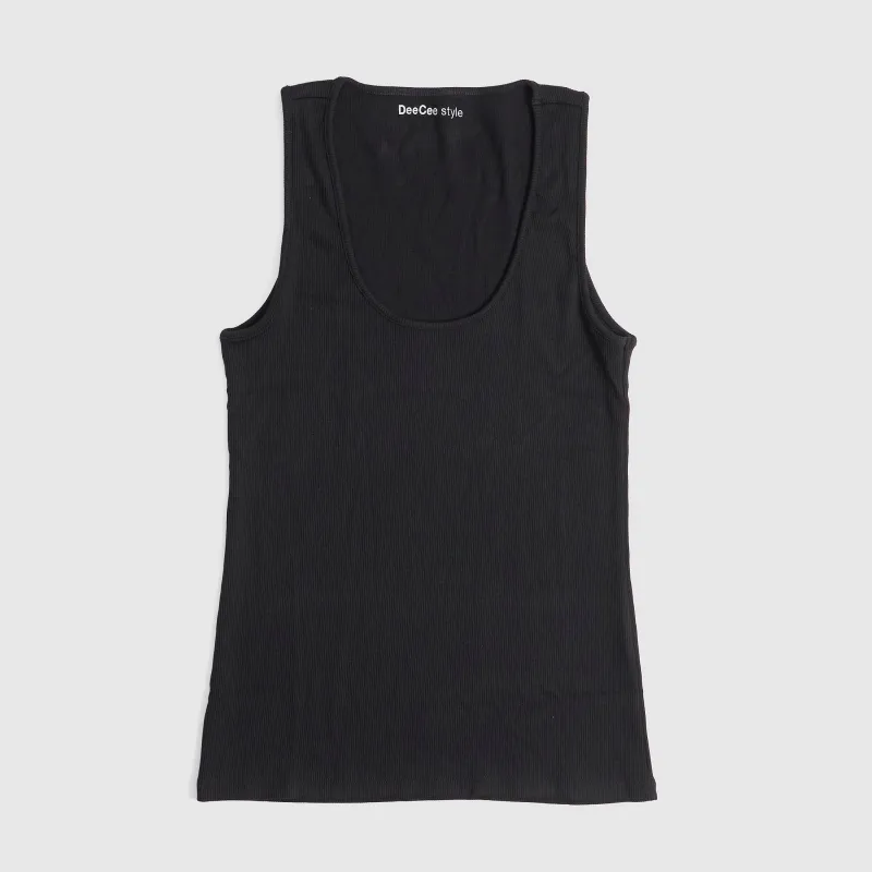 DeeCee style Ladies Ribbed Tank Top made by DeeCee style