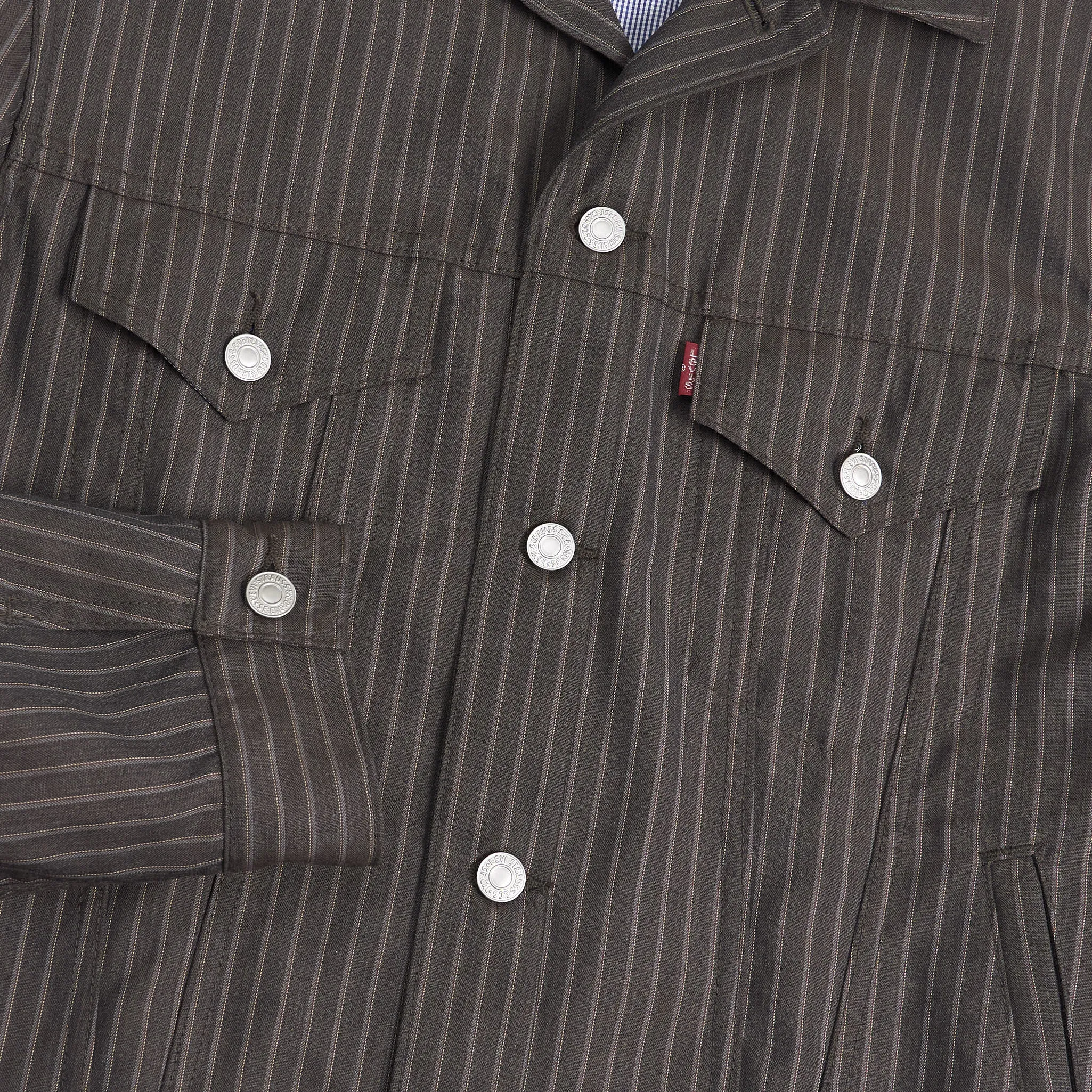 Junya Watanabe MAN x Levi's® Pinstripe Trucker Jacket sold by DeeCee style product image thumbnail 5
