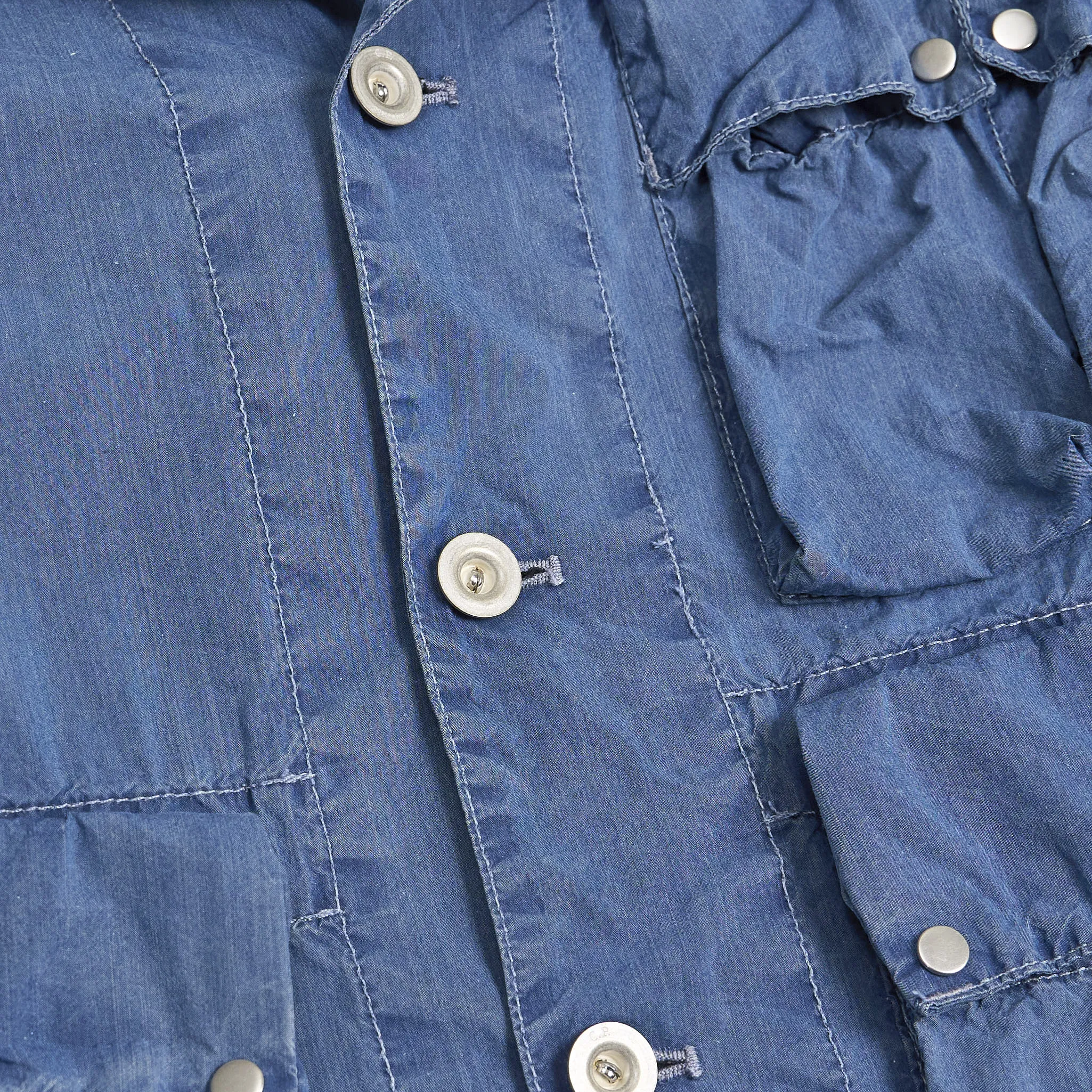 C.P. Company Outerwear Chambray Hooded Jacket sold by DeeCee style product image thumbnail 3
