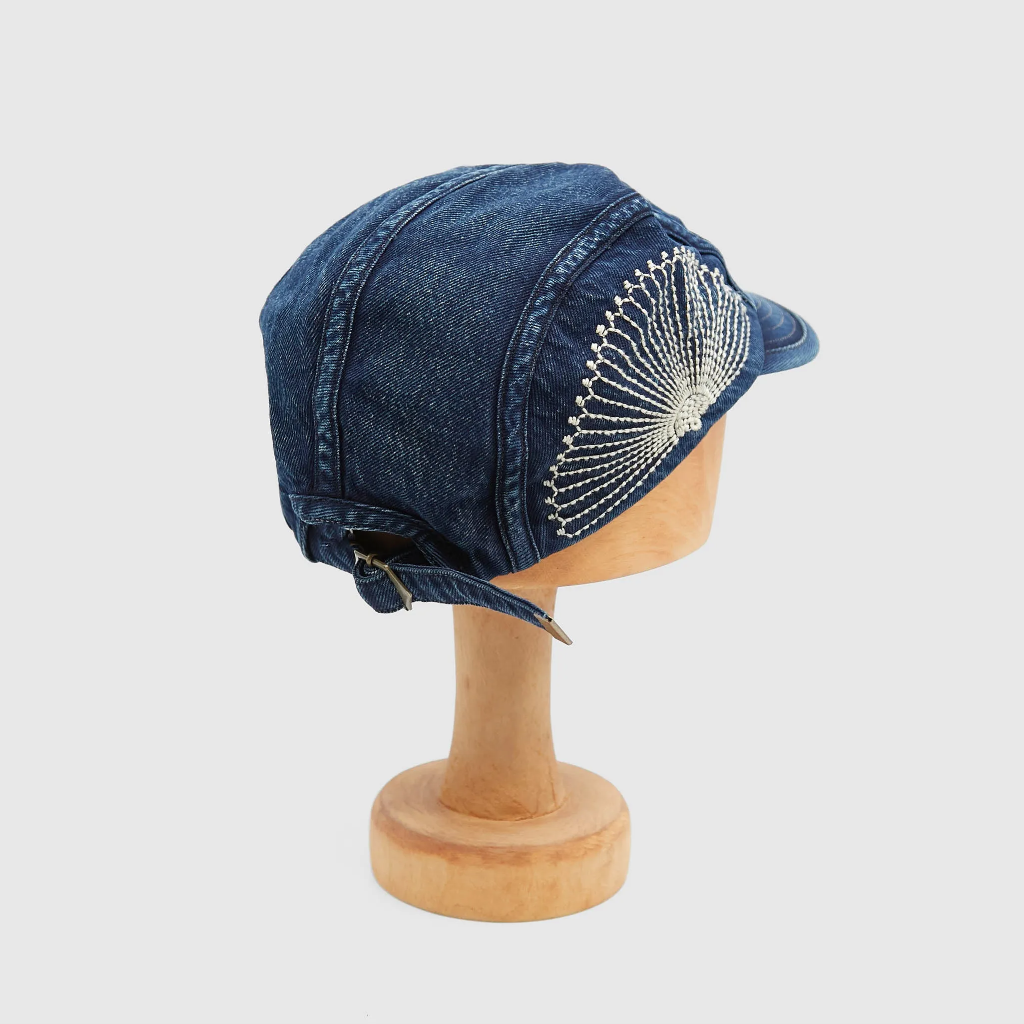 Kapital 10oz Indigo Denim Furoshiki Cap sold by DeeCee style product image thumbnail 3