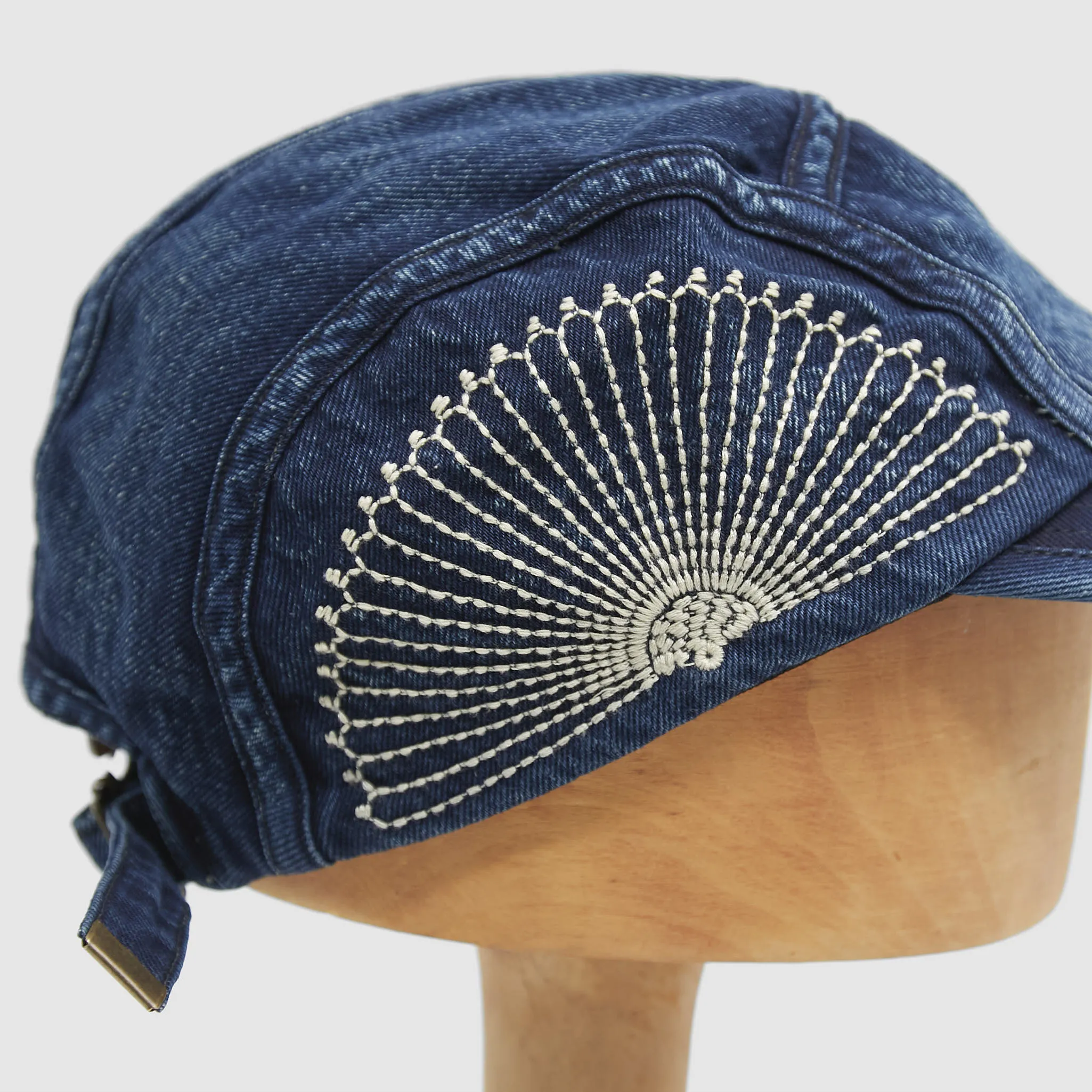 Kapital 10oz Indigo Denim Furoshiki Cap sold by DeeCee style product image thumbnail 4