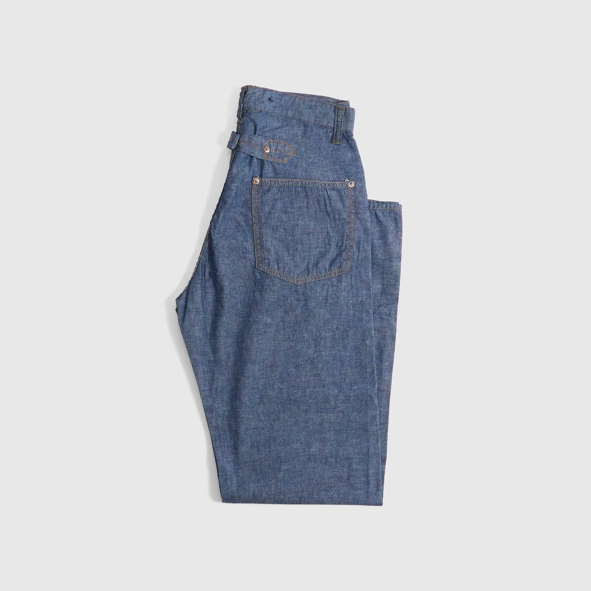 Black Sign 5.5oz. Lightweight Selvage Chambray Waist Overall Pant sold by DeeCee style product image thumbnail 3