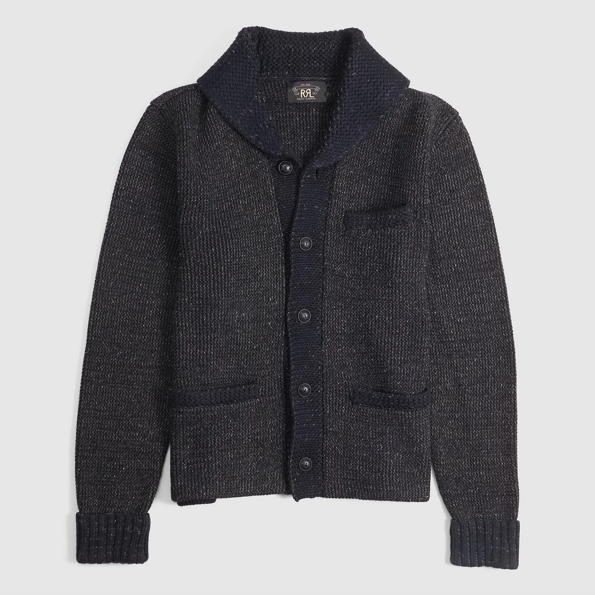 Double RL Shawl Collar Cardigan sold by DeeCee style