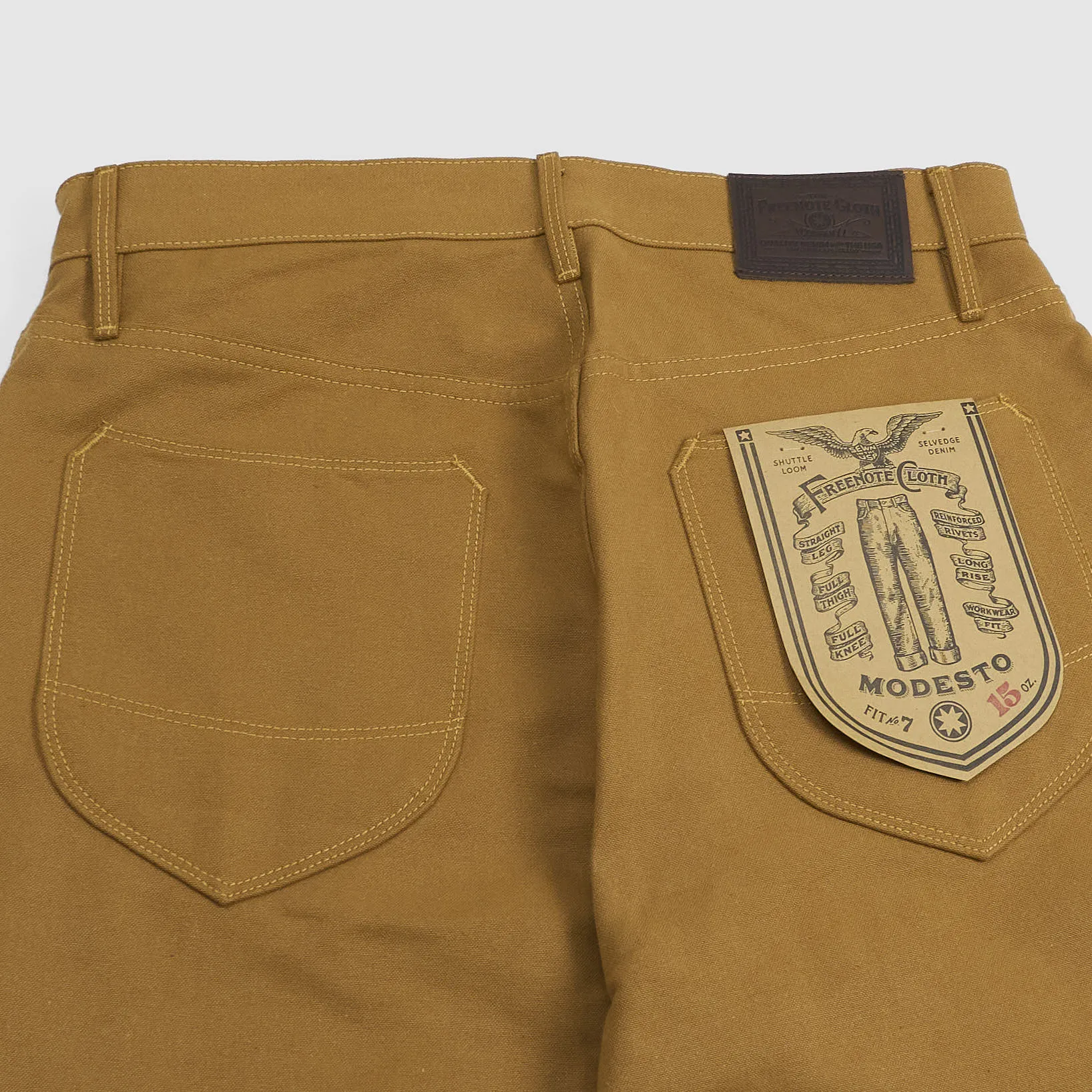 Freenote Cloth 5-Pocket Modesto 15oz Duck Canvas Pants sold by DeeCee style product image thumbnail 5