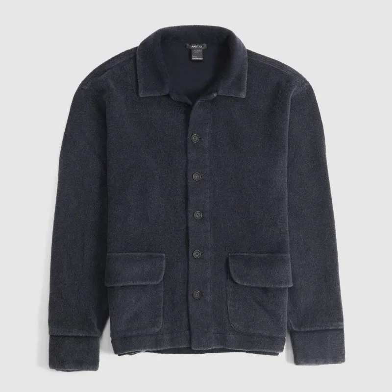 Avant Toi Woven Cashemere Overshirt Cardigan made by Avant Toi