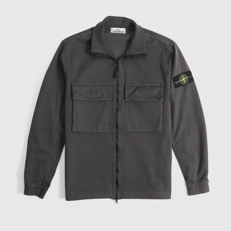 Stone Island Organic Cotton Stretch Overshirt made by Stone Island