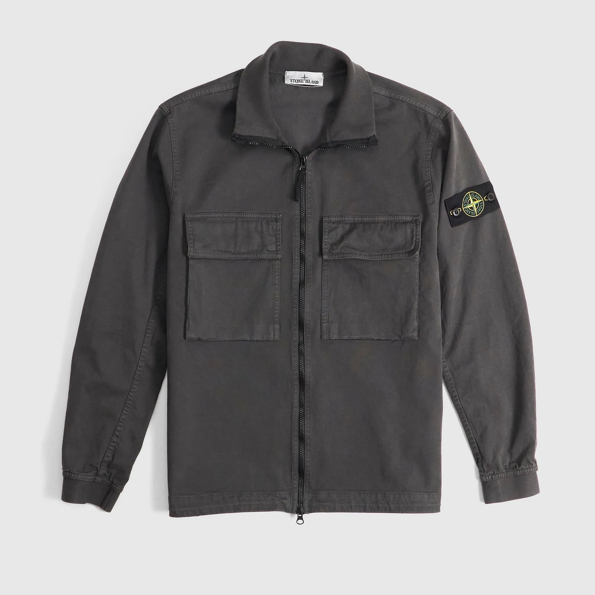 Stone Island Organic Cotton Stretch Overshirt sold by DeeCee style