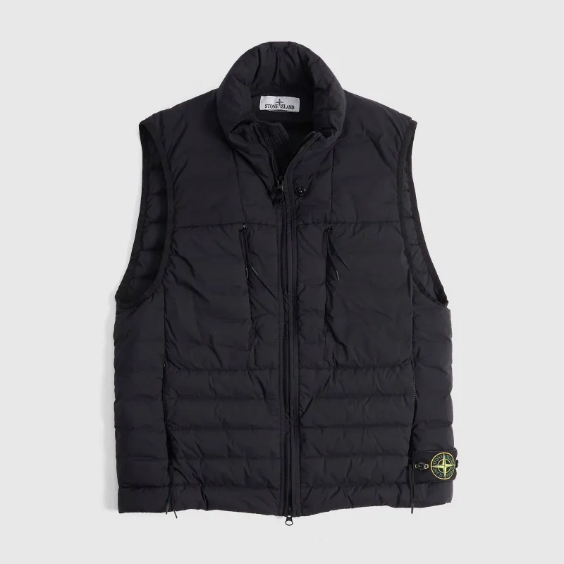 Stone Island Nylon Tunnel Seamless Four Pocket Down Vest made by Stone Island