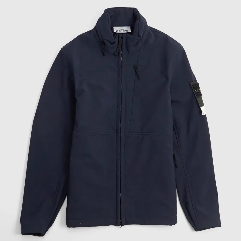 Stone Island Light Soft Shell-R e.dye® Retractable Hood Jacket made by Stone Island
