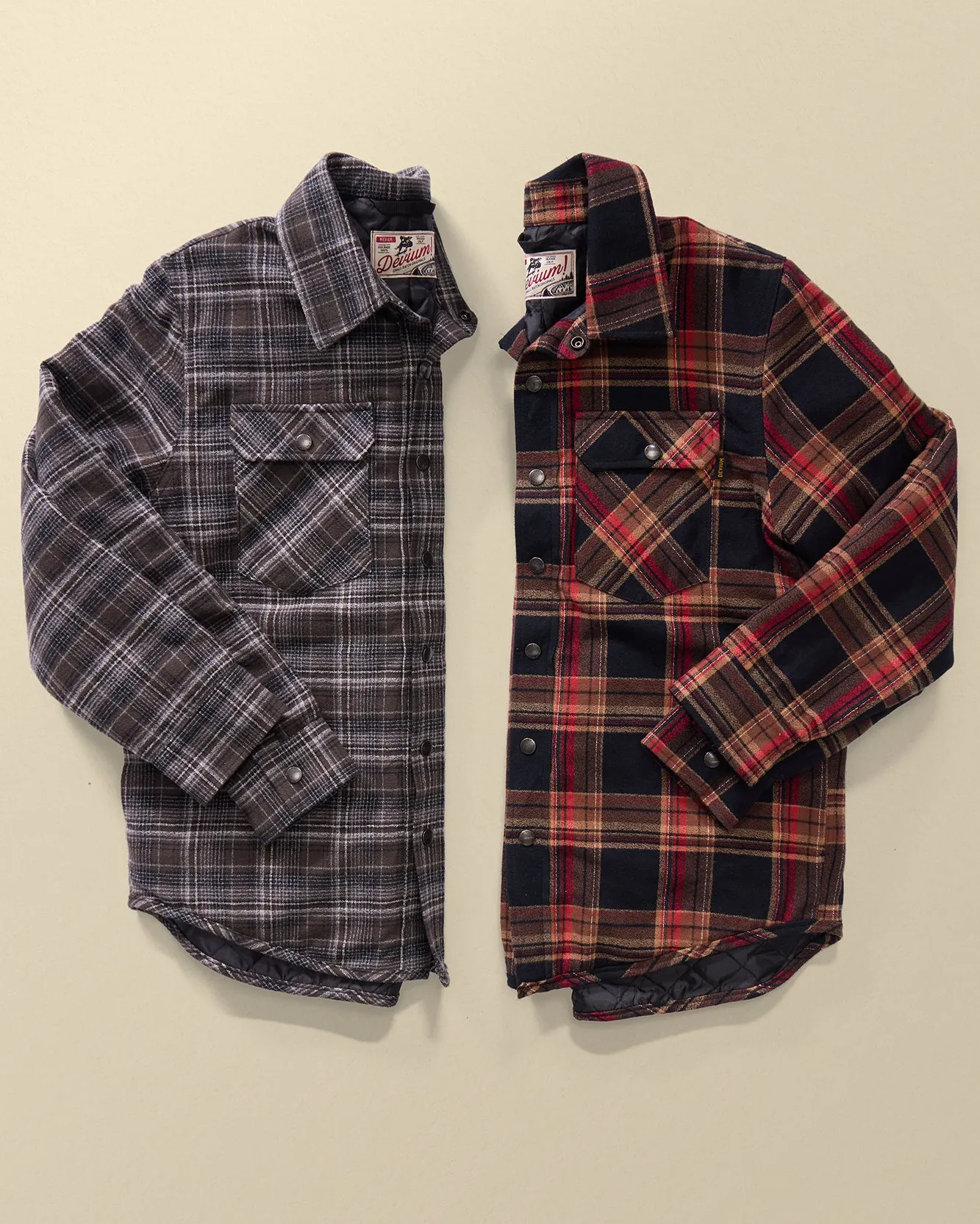 Stampede Quilt Lined Flannel Jacket sold by Devium USA product image thumbnail 2